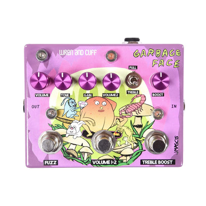 Wren and Cuff J Mascis Signature Garbage Face Fuzz LTD Edition Hand Signed Effects and Pedals / Fuzz