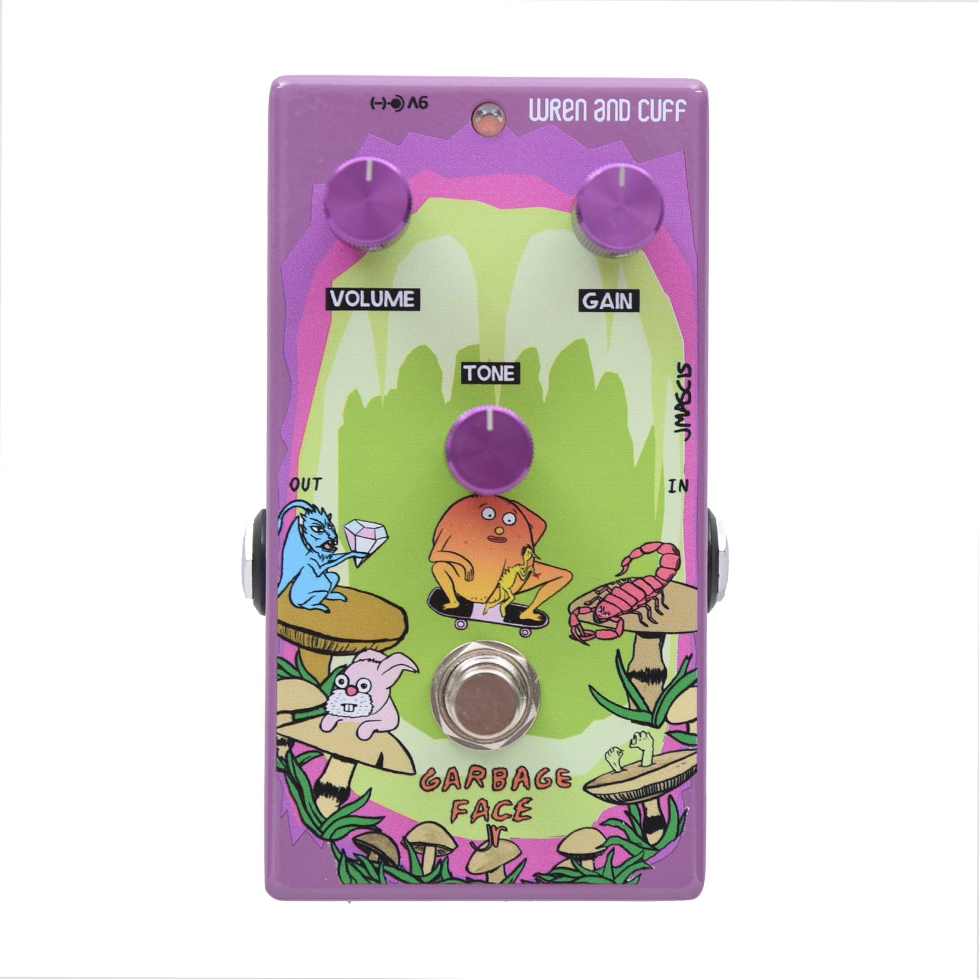 Wren and Cuff Signature J Mascis Garbage Face Jr. Fuzz Pedal Effects and Pedals / Fuzz