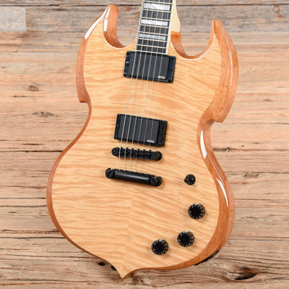 Wylde Audio Barbarian Raw Top Natural 2016 Electric Guitars / Solid Body