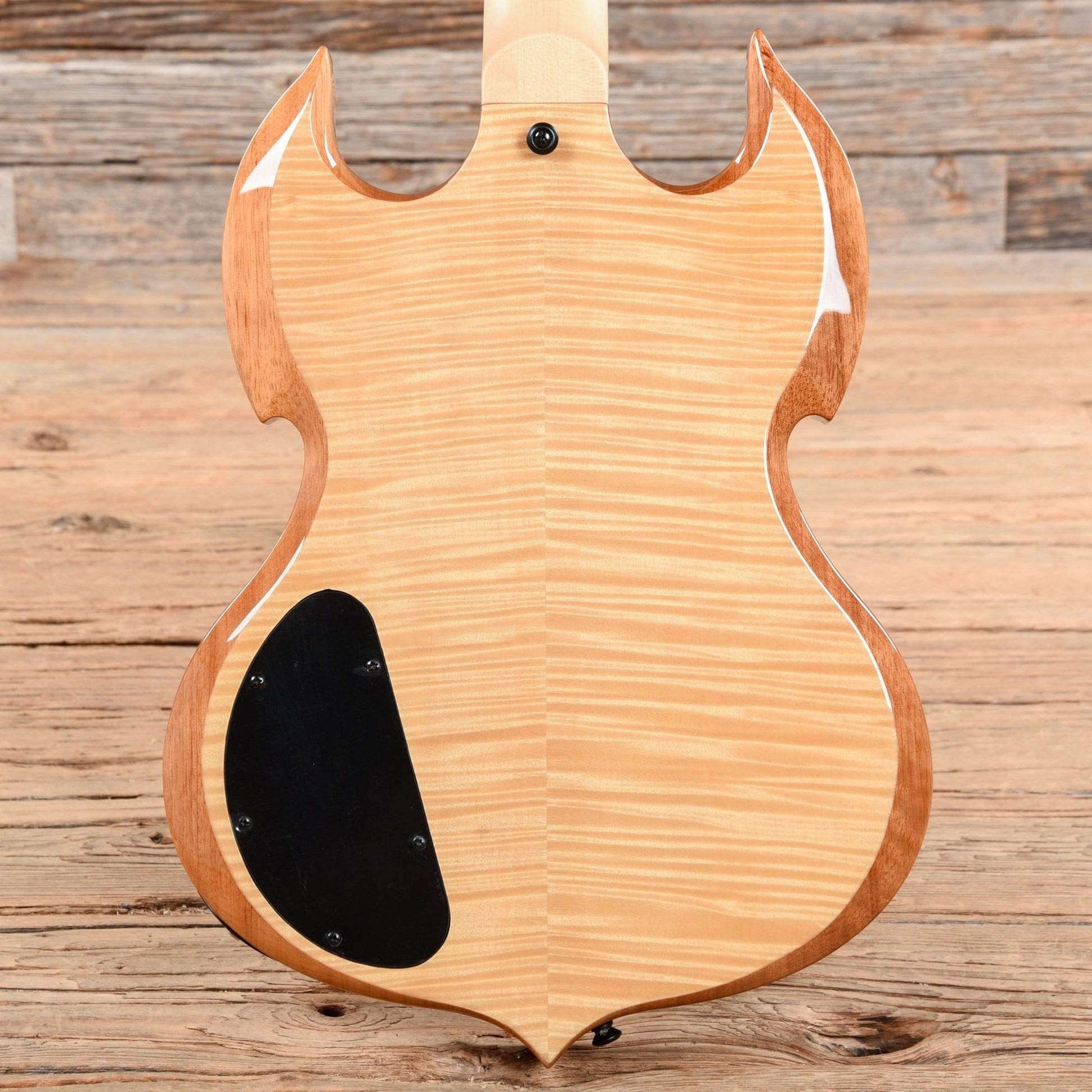 Wylde Audio Barbarian Raw Top Natural 2016 Electric Guitars / Solid Body