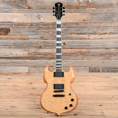 Wylde Audio Barbarian Raw Top Natural 2016 Electric Guitars / Solid Body
