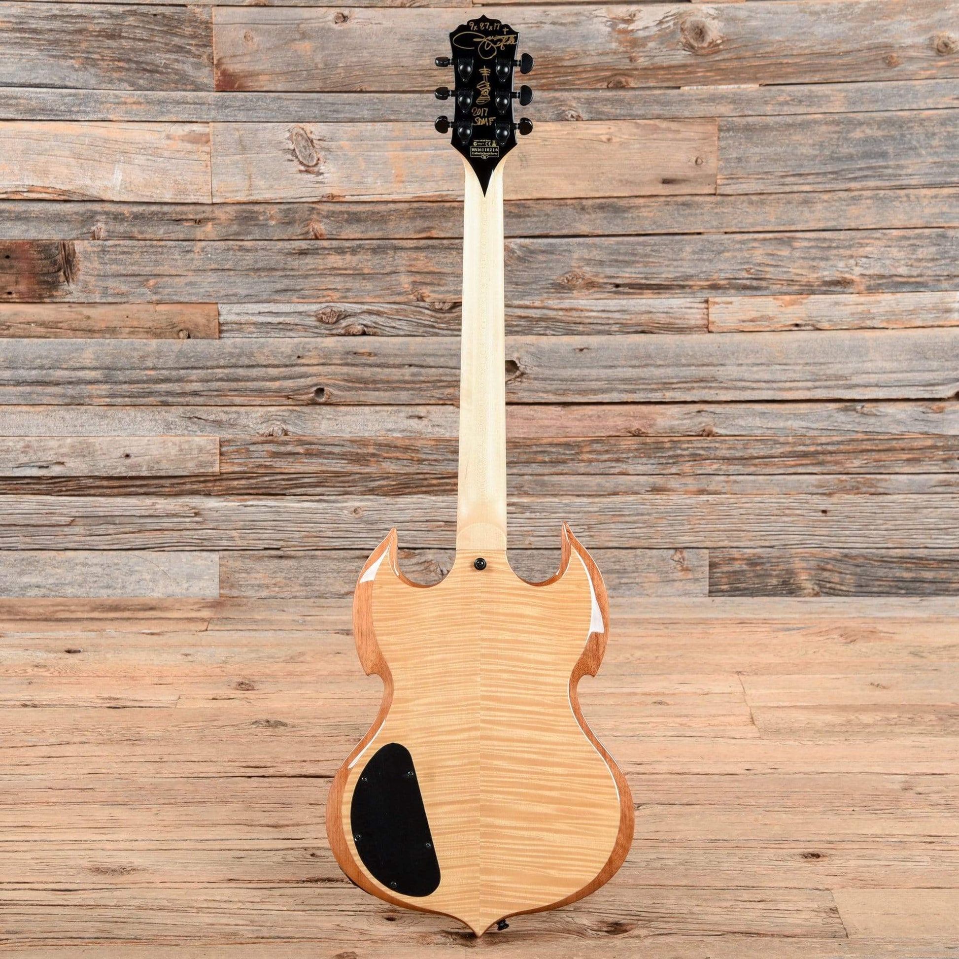 Wylde Audio Barbarian Raw Top Natural 2016 Electric Guitars / Solid Body