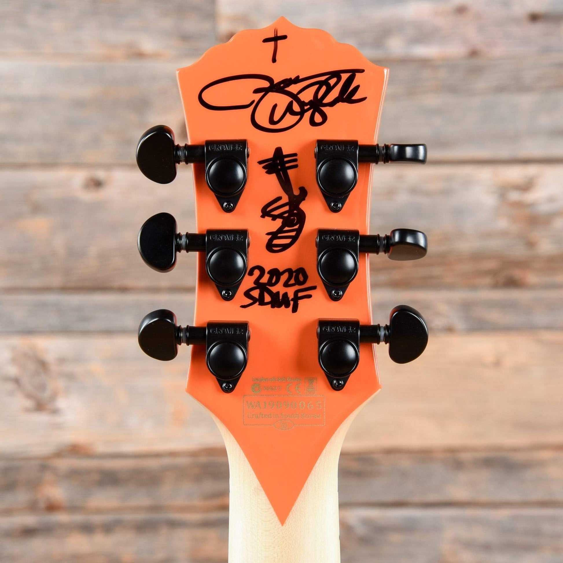 Wylde Audio Limited Edition Odin Grail (Signed) Orange Buzzsaw 2019 Electric Guitars / Solid Body