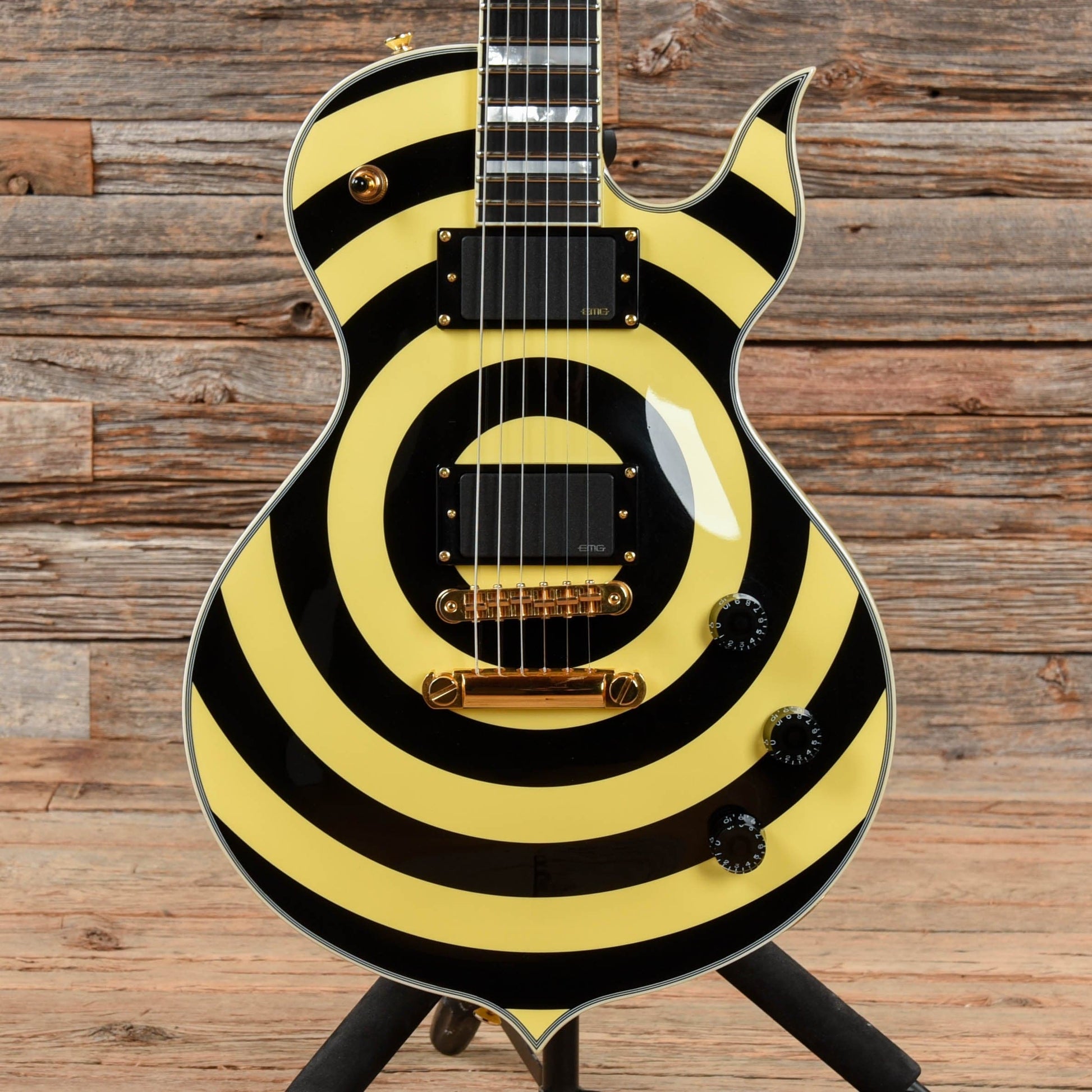 Wylde Audio Odin Black and Yello Electric Guitars / Solid Body