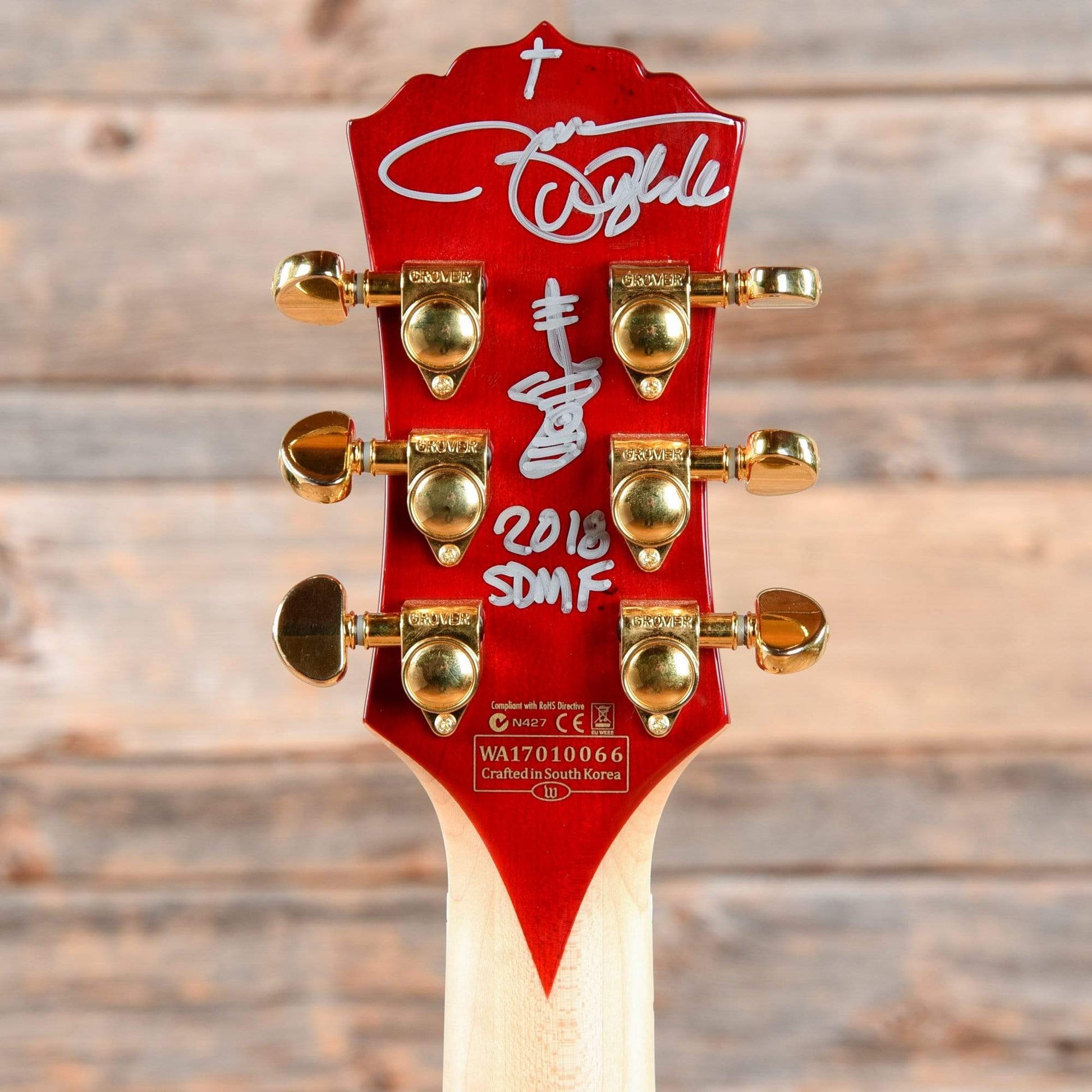 Wylde Audio Odin Grail (Signed) Crimson Buzzsaw 2017 Electric Guitars / Solid Body