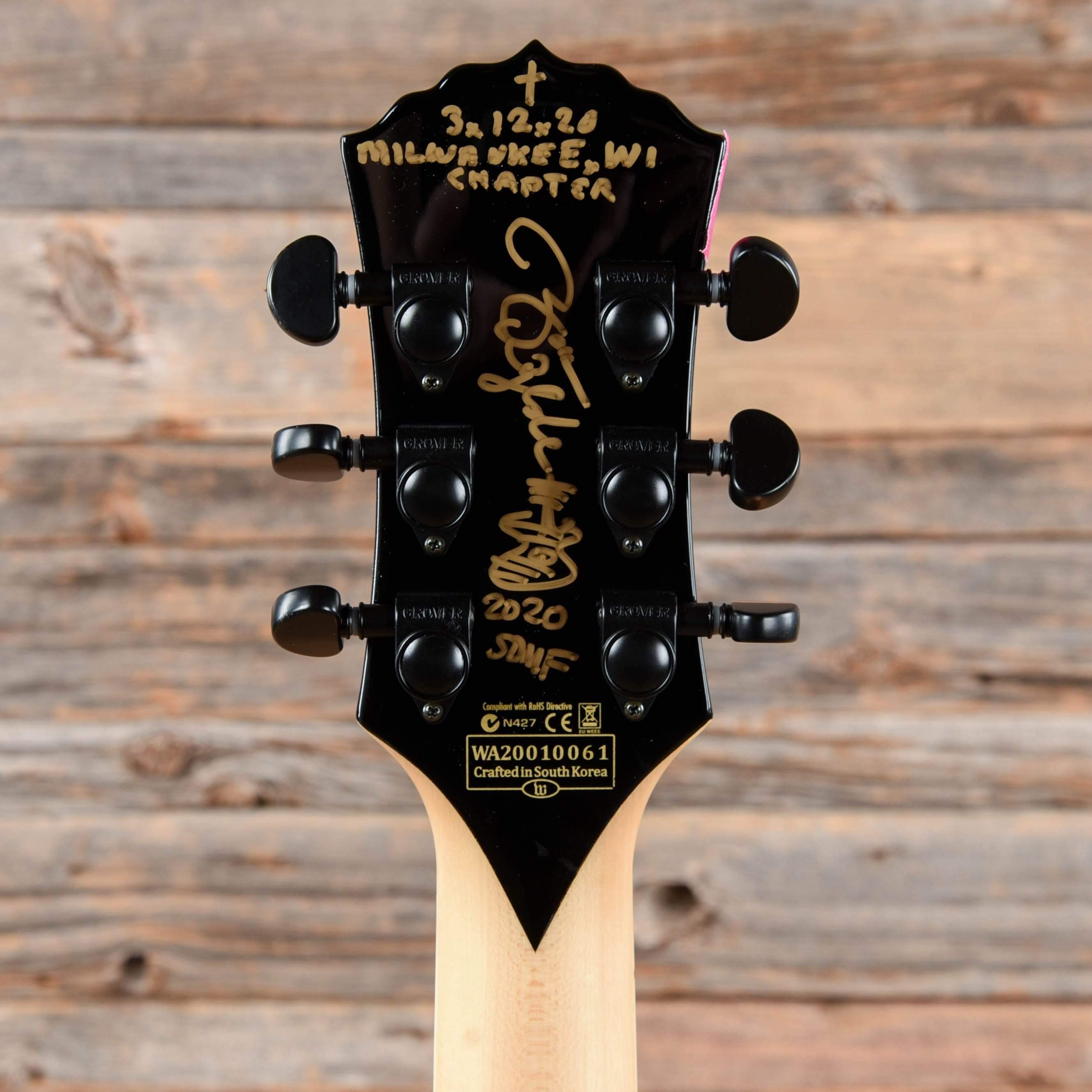 Wylde Audio Odin Grail (Stage Played/Signed) Black 2020 – Chicago