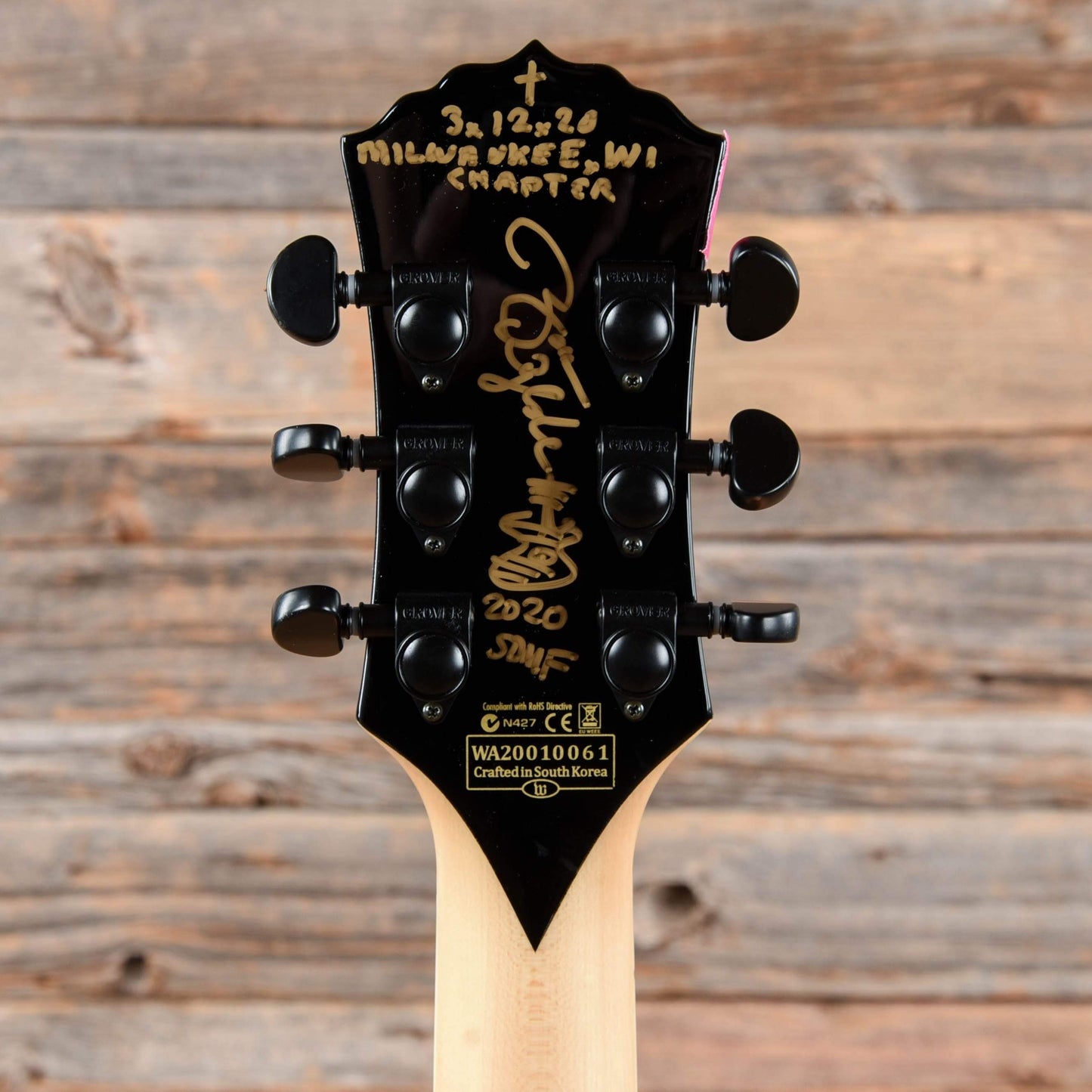 Wylde Audio Odin Grail (Stage Played/Signed) Black 2020 Electric Guitars / Solid Body