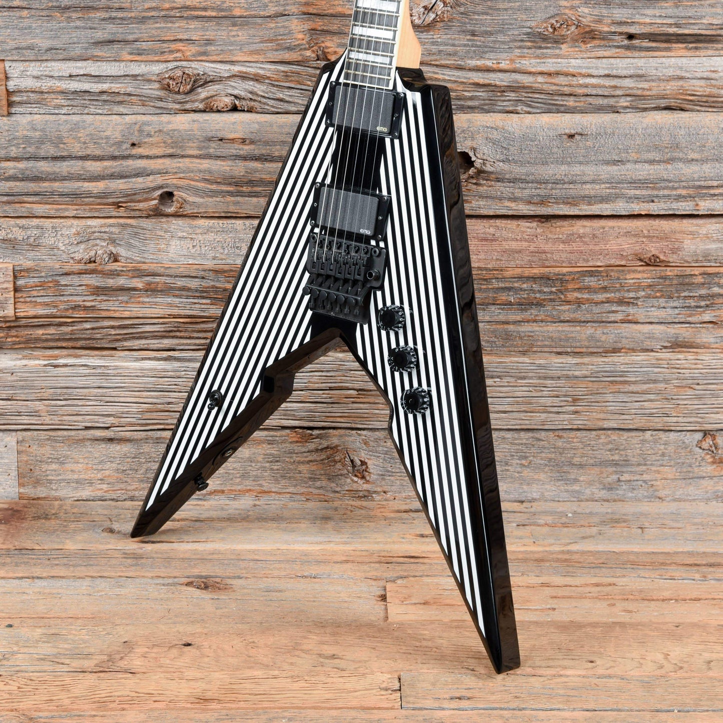 Wylde Audio Viking V with Floyd Rose Pinstripe 2016 Electric Guitars / Solid Body