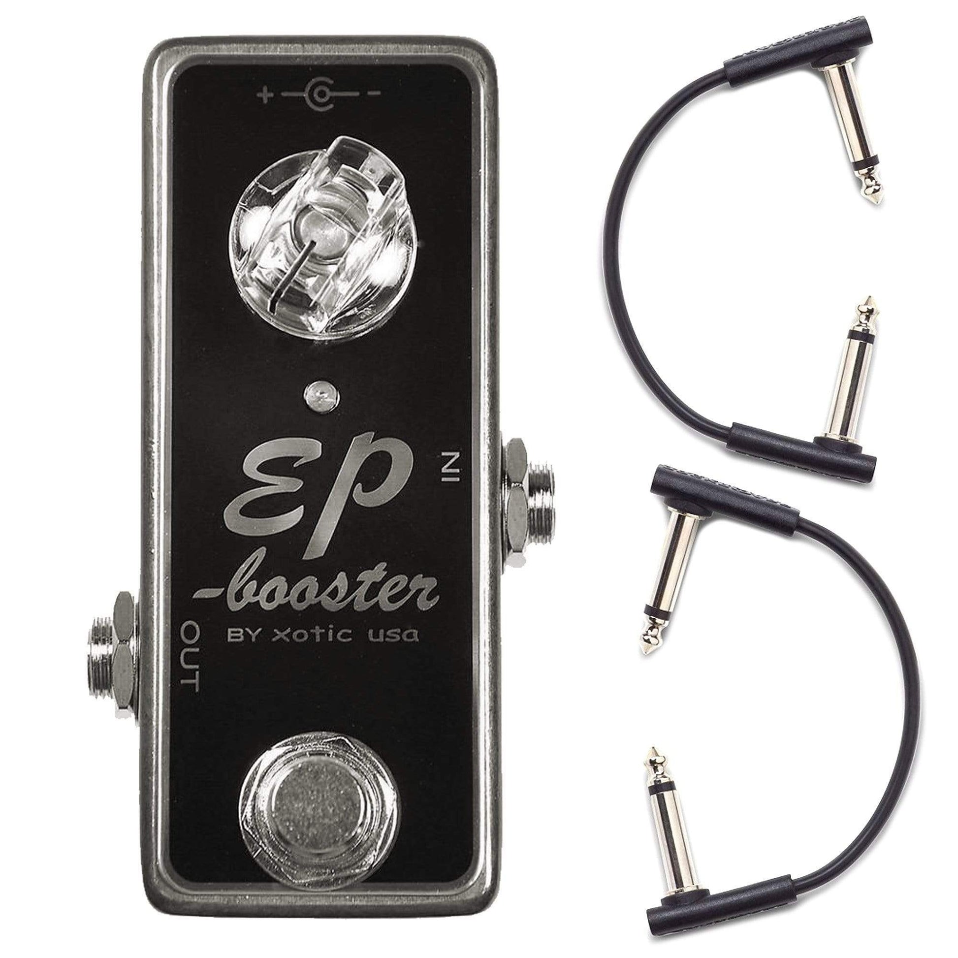 Xotic EP Booster w/RockBoard Flat Patch Cables Bundle Drums and Percussion / Parts and Accessories / Drum Parts