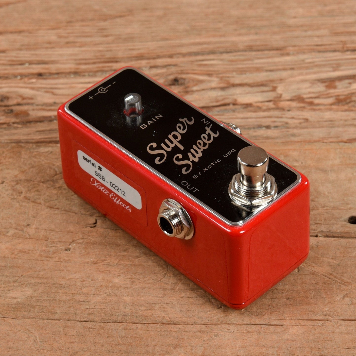 Xotic Super Sweet Boost Effects and Pedals / Bass Pedals
