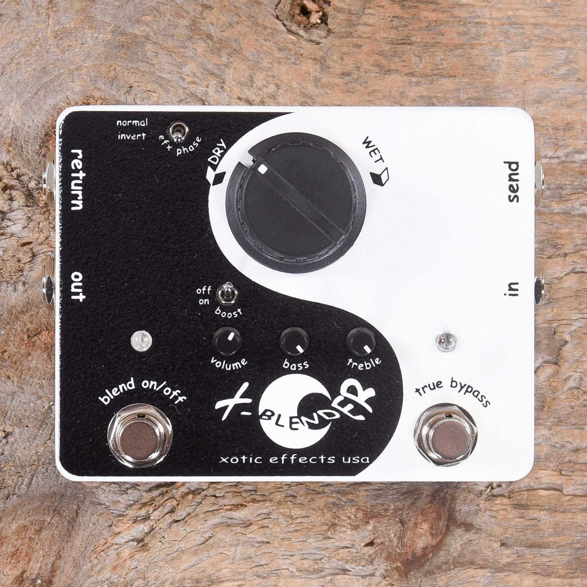 true bypass pedal Xotic X-Blender True-Bypass Effects Loop Pedal