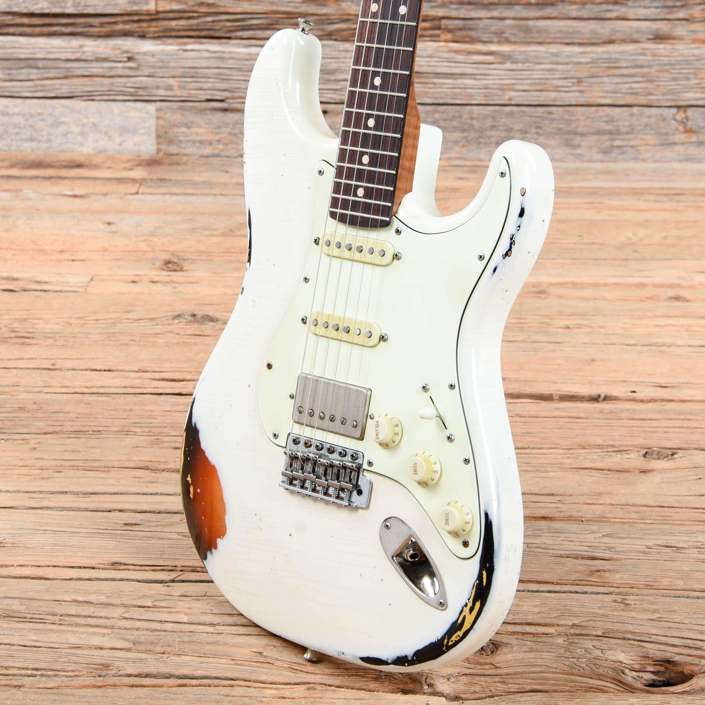 Xotic California Classic XSC-2 Vintage White Over Sunburst 2019 Electric Guitars / Solid Body