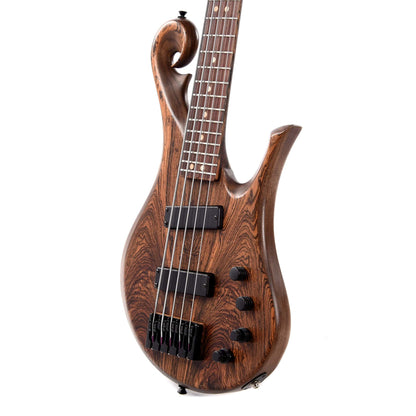 Xylem Ophiuchus 5-String Bass Black Walnut/Bocote w/Black Hipshot Hardware, Nordstrand Dual Blade Humbuckers, & Audere Classic 4 Preamp Bass Guitars / 5-String or More