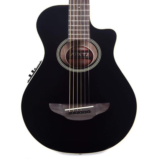 Yamaha 3/4-Size Thinline Spruce/Meranti Black w/Pickup Acoustic Guitars / Built-in Electronics