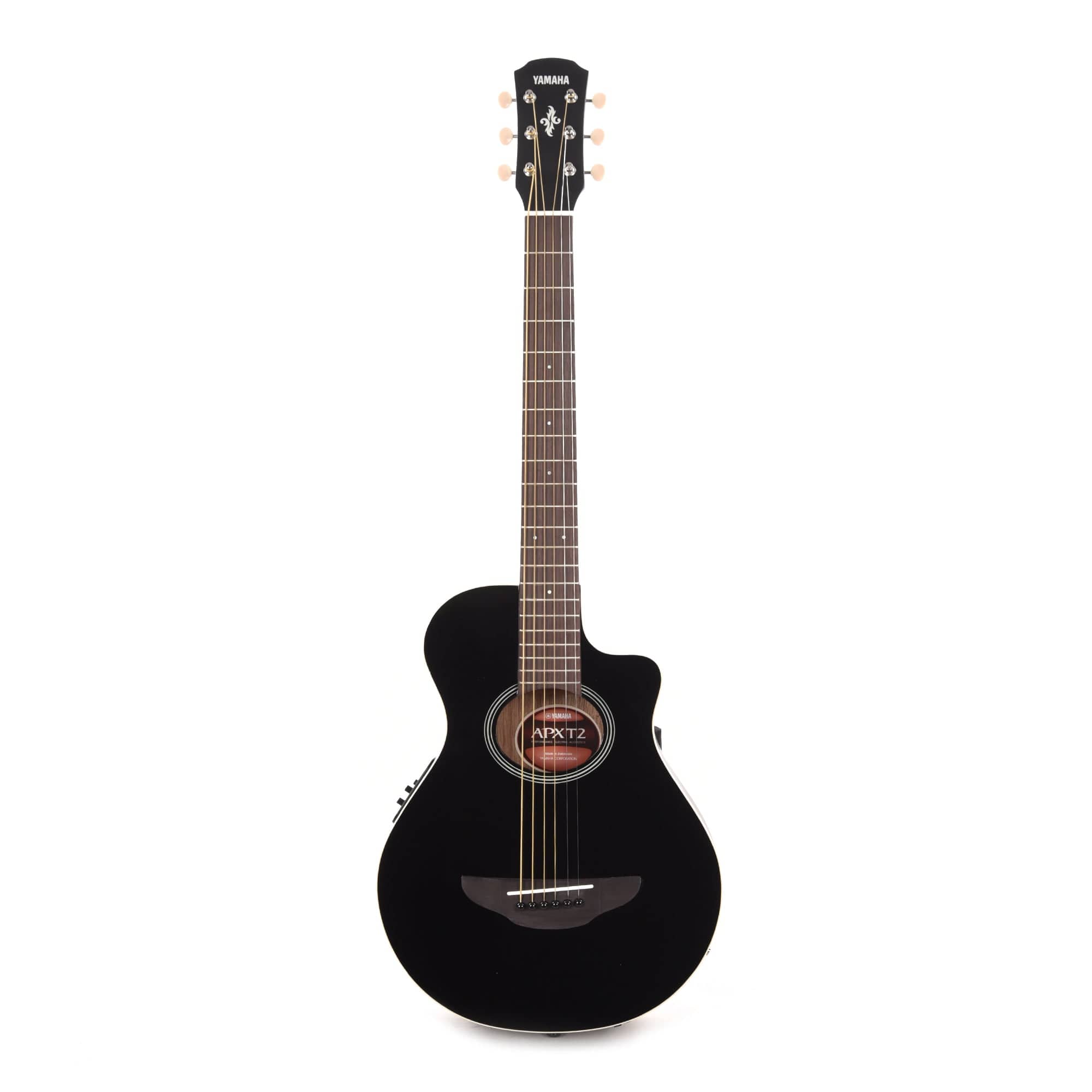 Yamaha 3/4-Size Thinline Spruce/Meranti Black w/Pickup Acoustic Guitars / Built-in Electronics