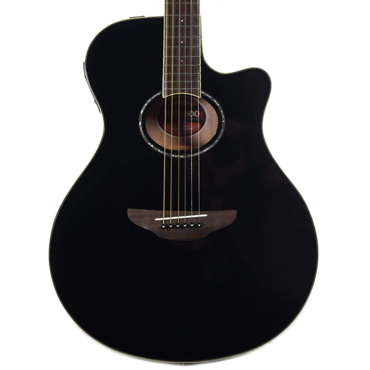 Yamaha APX600 Thinline Acoustic/Electric Guitar Black Acoustic Guitars / Built-in Electronics