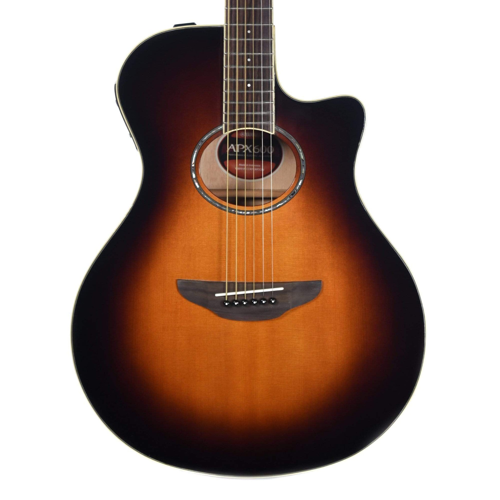 Yamaha APX600 Thinline Acoustic/Electric Guitar Old Violin Sunburst Acoustic Guitars / Built-in Electronics
