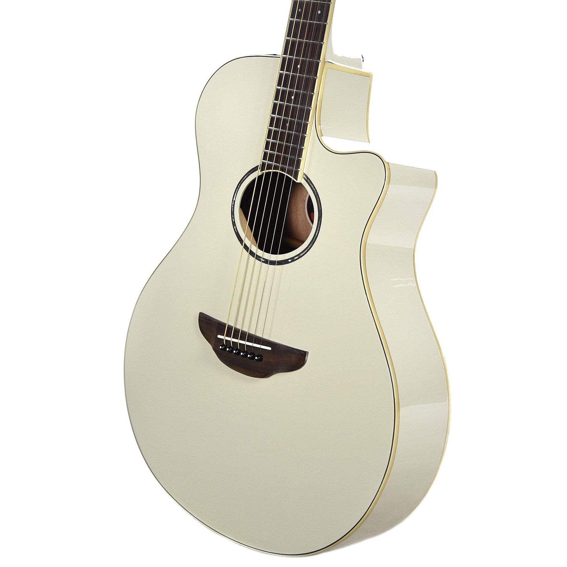 Yamaha APX600 Thinline Acoustic/Electric Guitar Vintage White Acoustic Guitars / Built-in Electronics