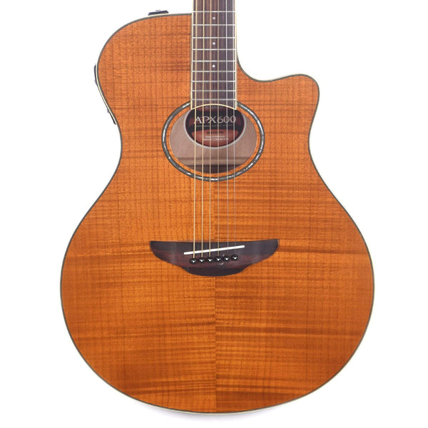 YAM AHA ヤマハ　APX600FM フレイムメイプル Yamaha APX600FM Flame Maple Amber Acoustic-Electric Guitar