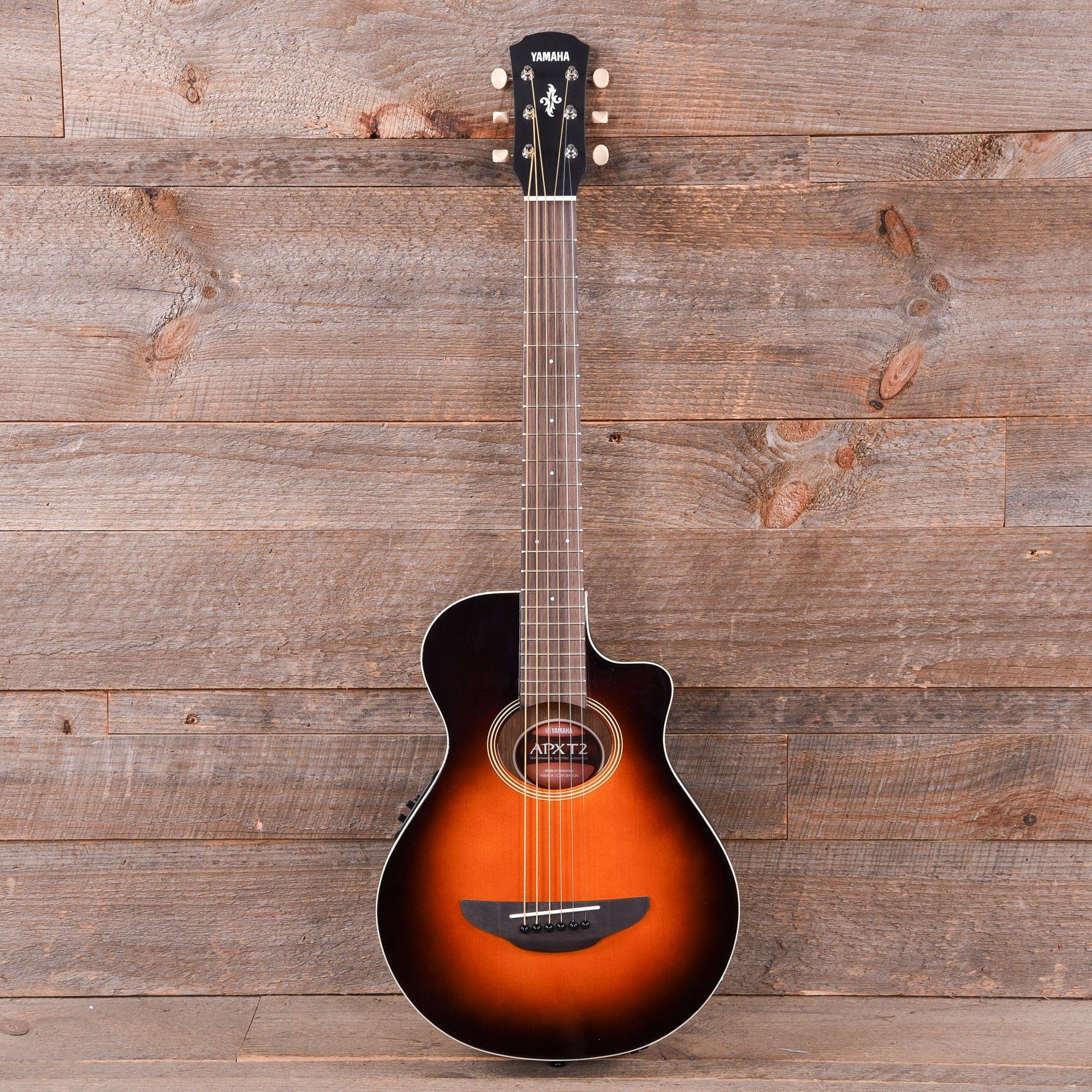 Yamaha APXT2 3/4-Size Thinline Spruce/Meranti Old Violin Sunburst w/Pickup Acoustic Guitars / Built-in Electronics