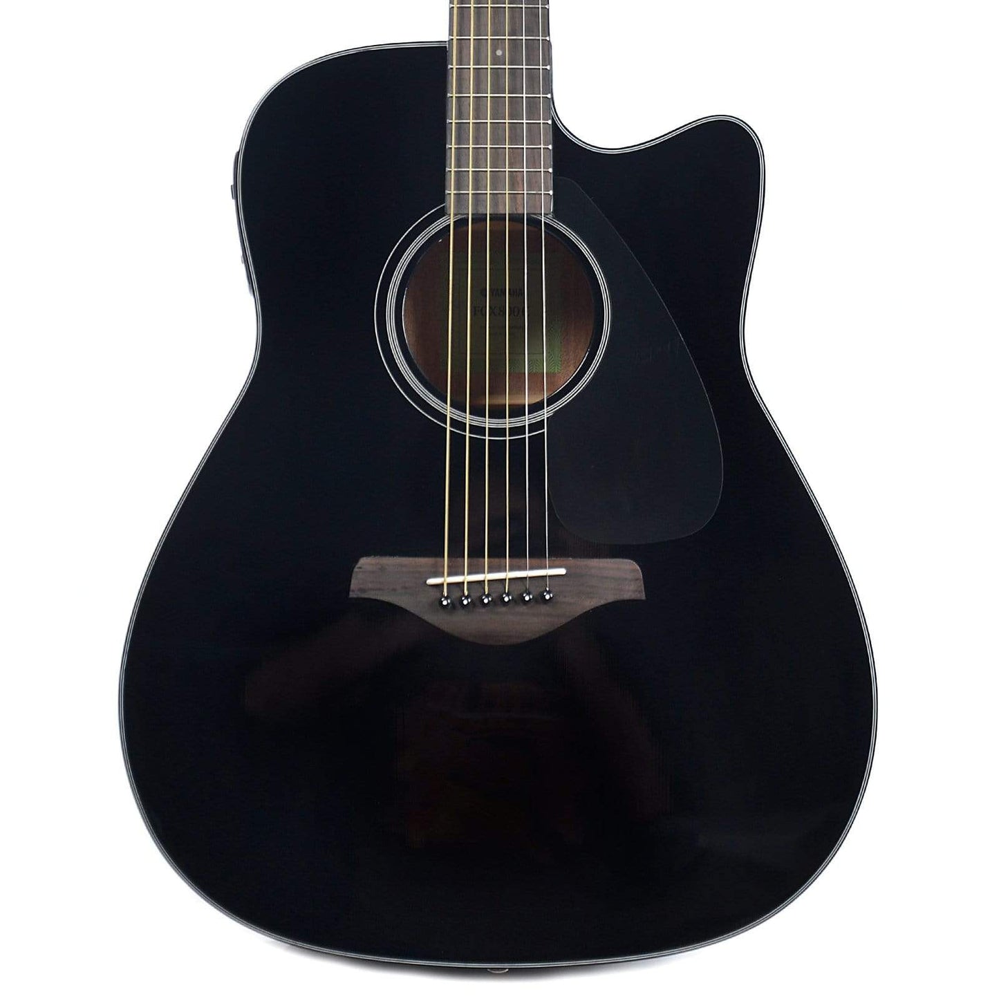 Yamaha FGX800C Dreadnought Cutaway Acoustic Limited Edition Black w/Electronics Acoustic Guitars / Built-in Electronics