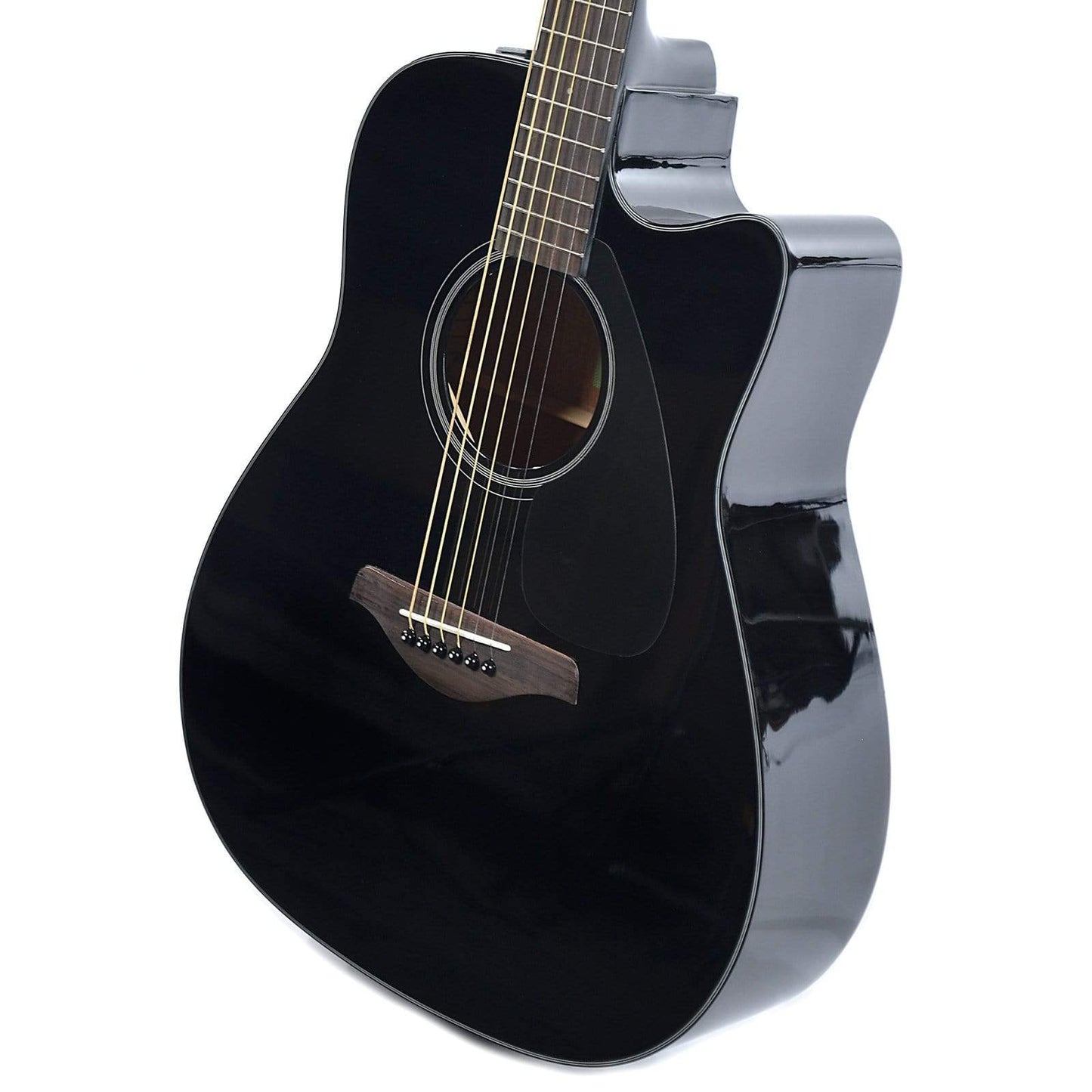 Yamaha FGX800C Dreadnought Cutaway Acoustic Limited Edition Black w/Electronics Acoustic Guitars / Built-in Electronics