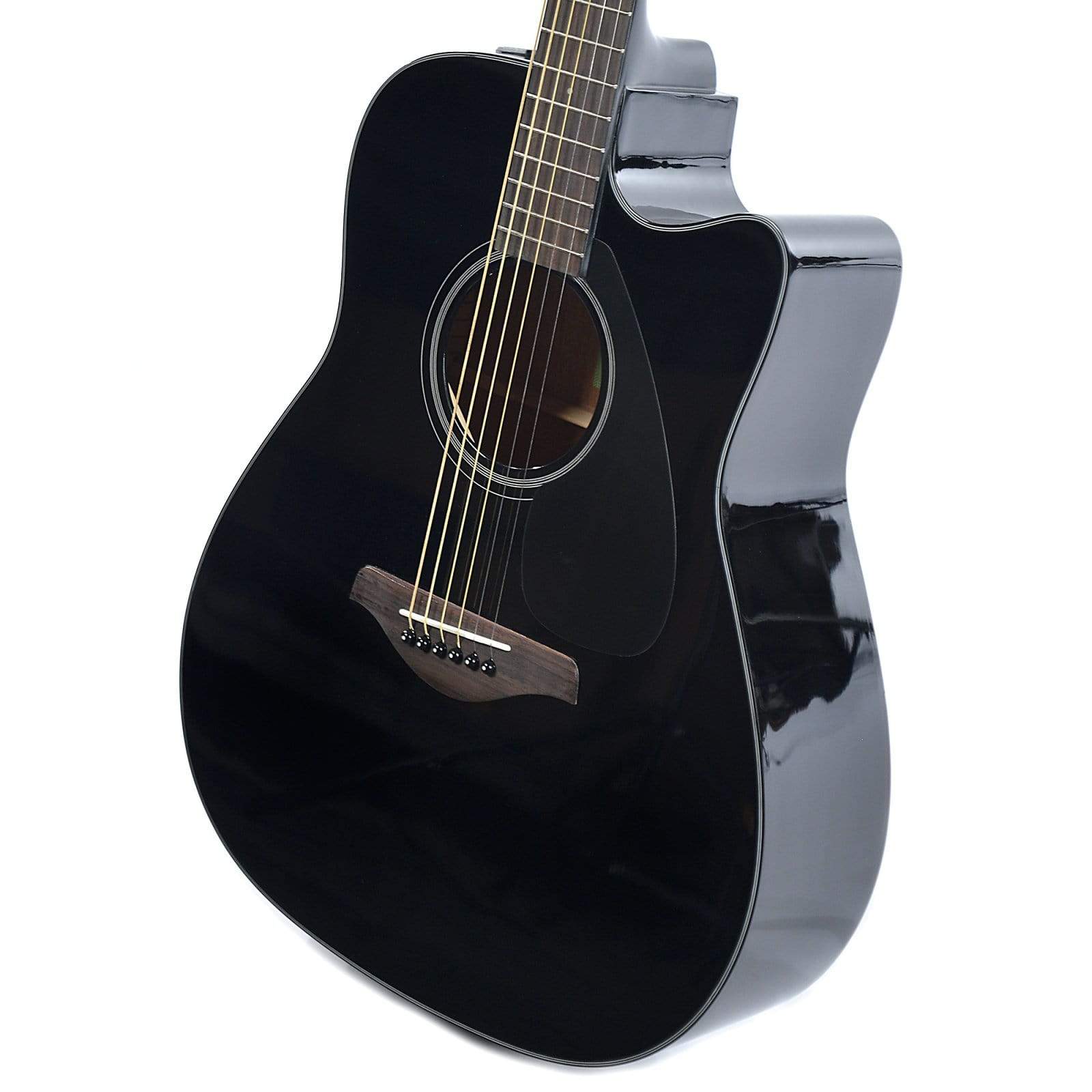 Yamaha FGX800C Dreadnought Cutaway Acoustic Limited Edition Black w/Electronics Acoustic Guitars / Built-in Electronics