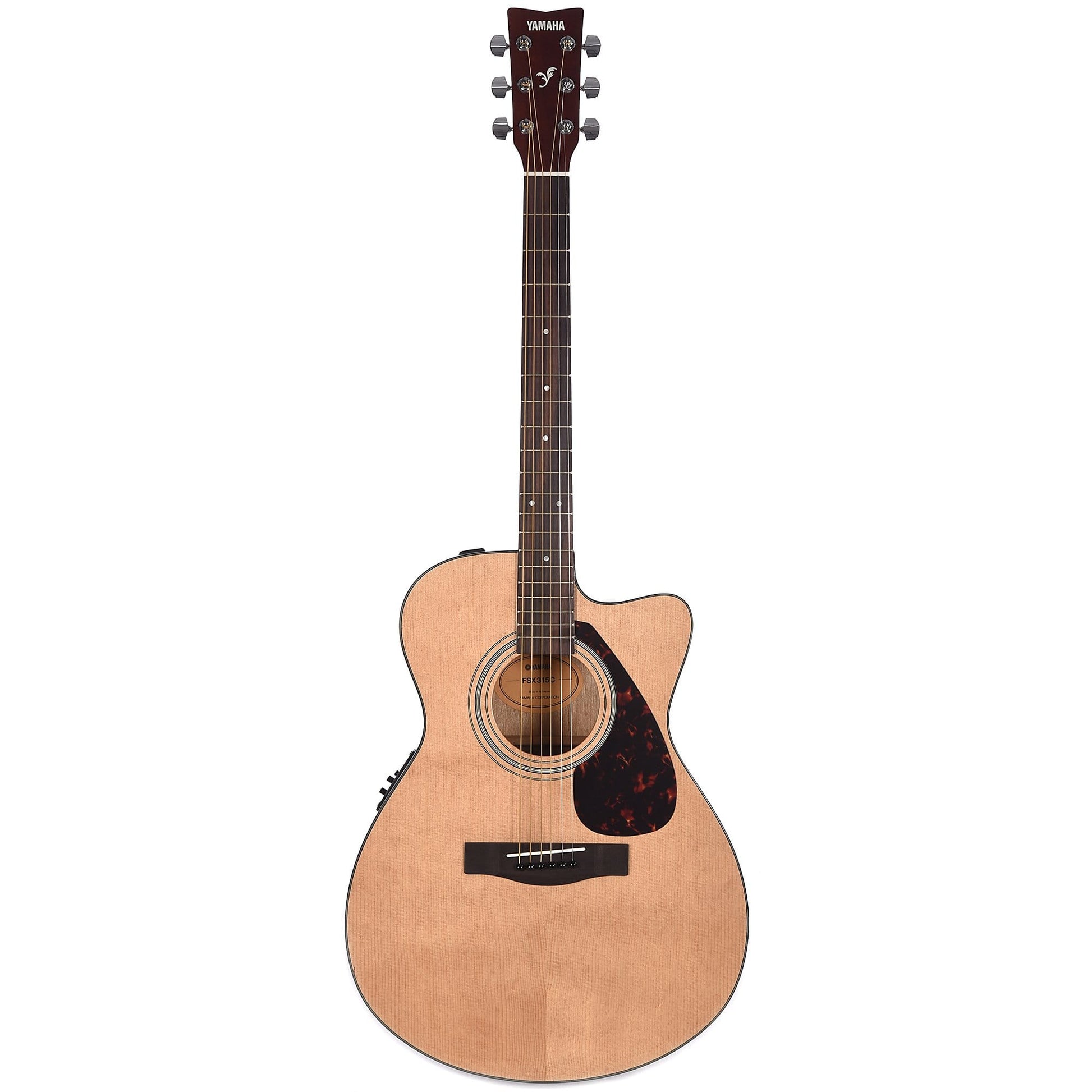 Yamaha FSX315C Acoustic Electric Guitar Natural w/Cutaway Acoustic Guitars / Built-in Electronics