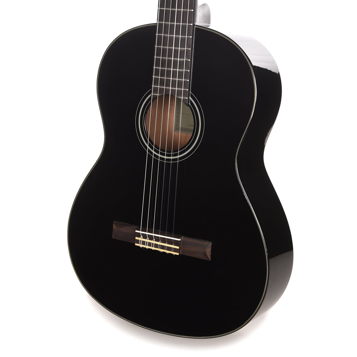 Yamaha Full Size Student Nylon Acoustic Guitar Black Acoustic Guitars / Classical