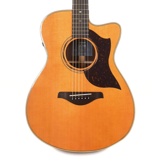 Yamaha A Series AC5R A.R.E Concert Cutaway Acoustic/Electric Vintage Natural Acoustic Guitars / Concert