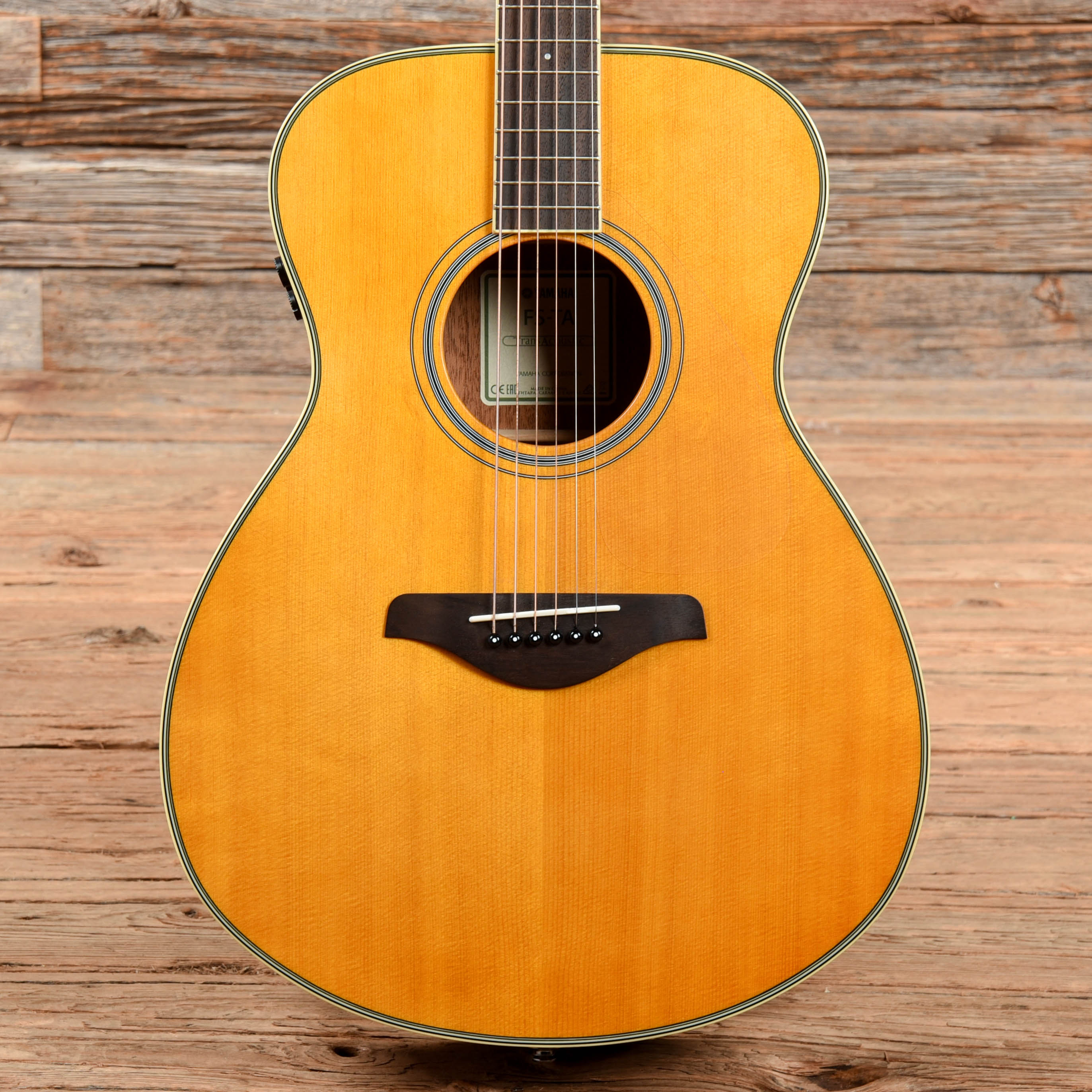 Yamaha FS-TA TransAcoustic Concert Natural Acoustic Guitars / Concert