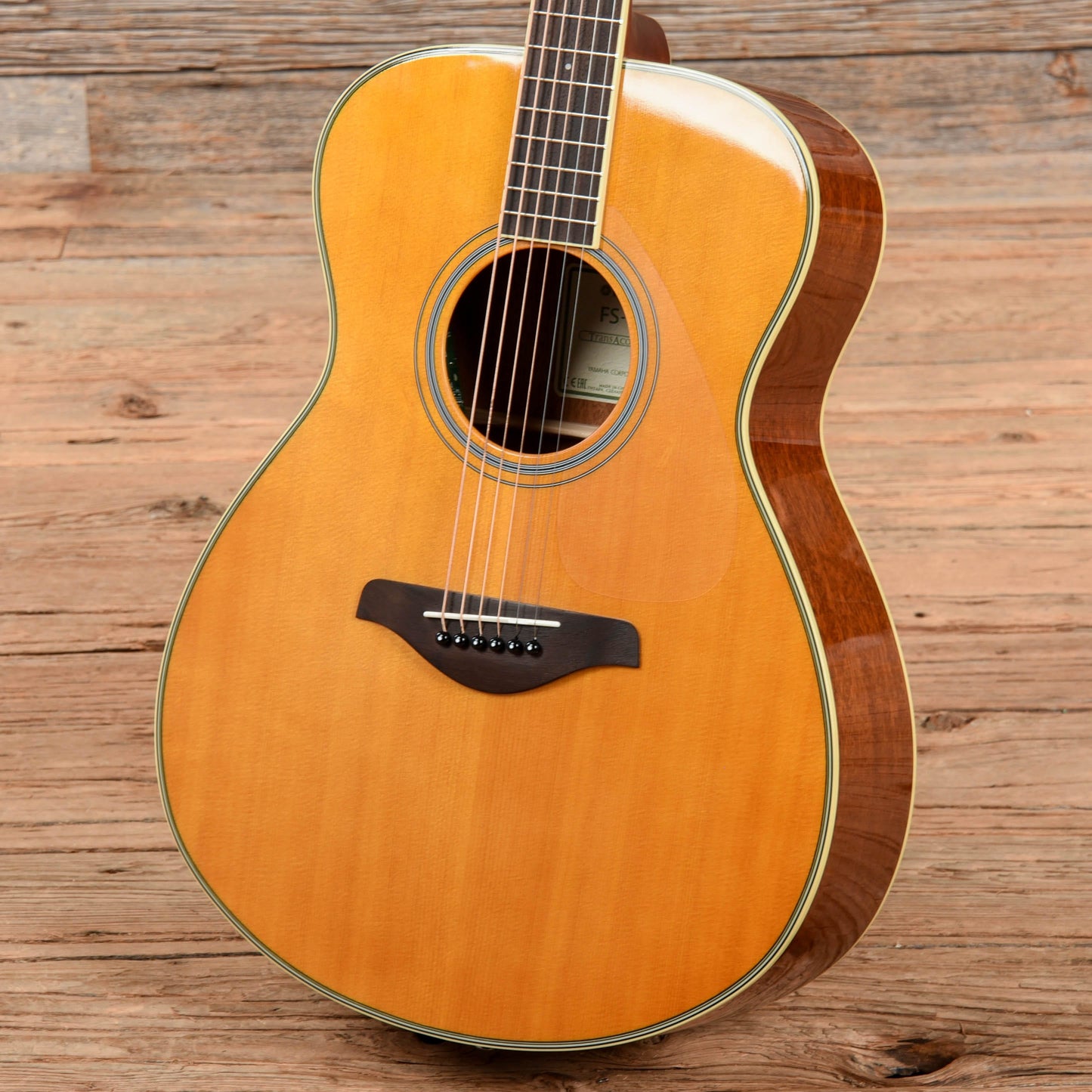 Yamaha FS-TA TransAcoustic Concert Natural Acoustic Guitars / Concert