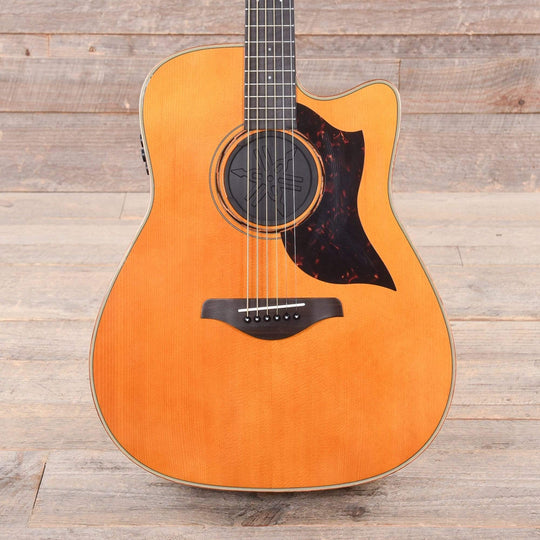 Yamaha A Series A3R Vintage Natural Dreadnaught Cutaway Acoustic-Electric Acoustic Guitars / Dreadnought