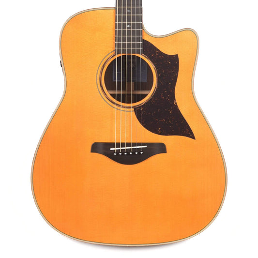 Yamaha A Series A5R A.R.E Dreadnought Cutaway Acoustic/Electric Vintage Natural Acoustic Guitars / Dreadnought