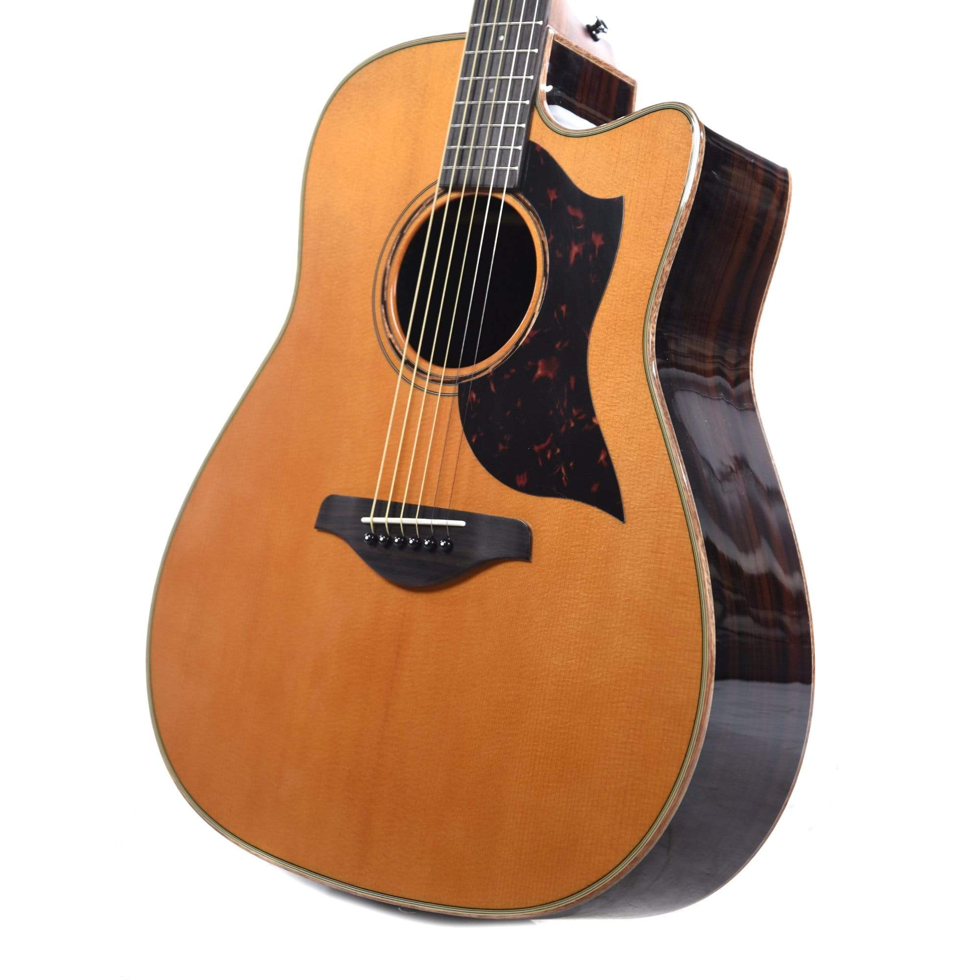 Yamaha A3R Vintage Natural Dreadnaught Cutaway Acoustic-Electric Acoustic Guitars / Dreadnought