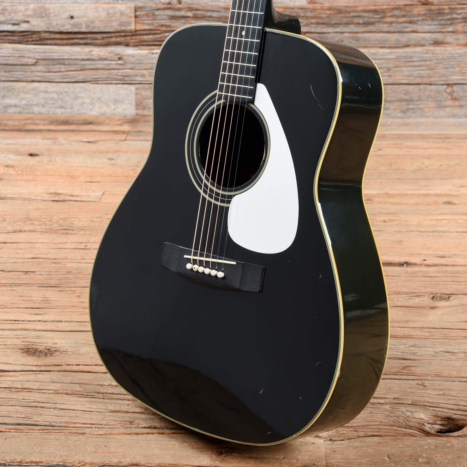 Yamaha FG-160-1BK Black 1976 Acoustic Guitars / Dreadnought