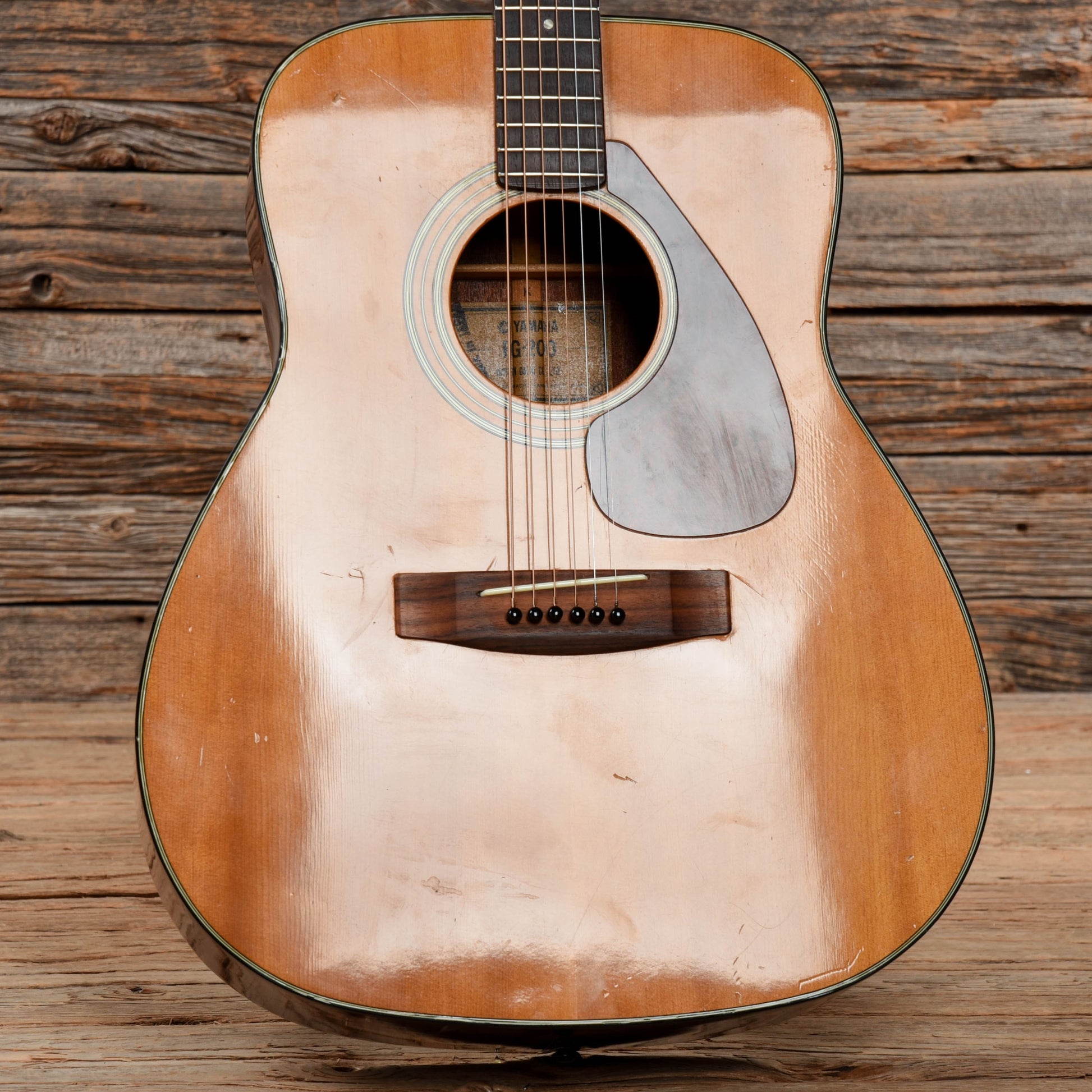 Yamaha FG-200 Natural 1970s Acoustic Guitars / Dreadnought