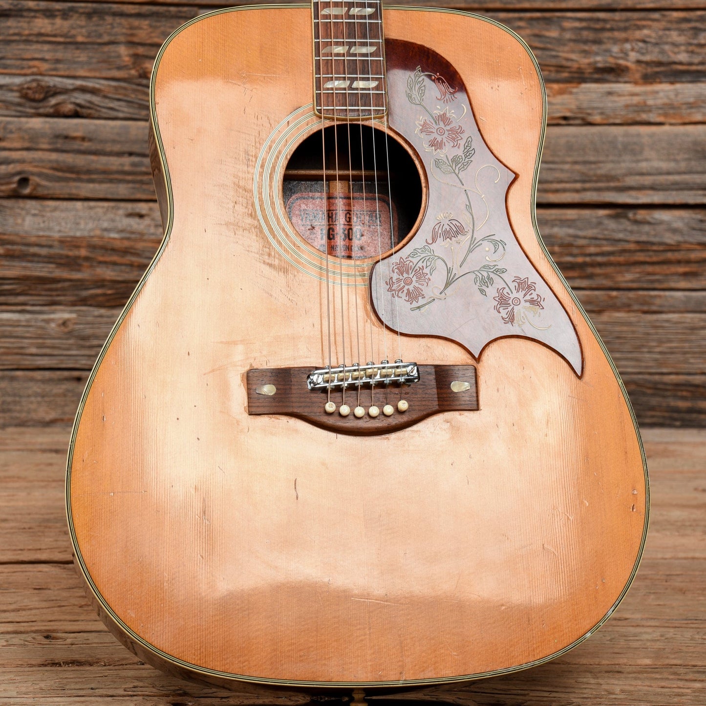 Yamaha FG-300 Natural 1970s Acoustic Guitars / Dreadnought