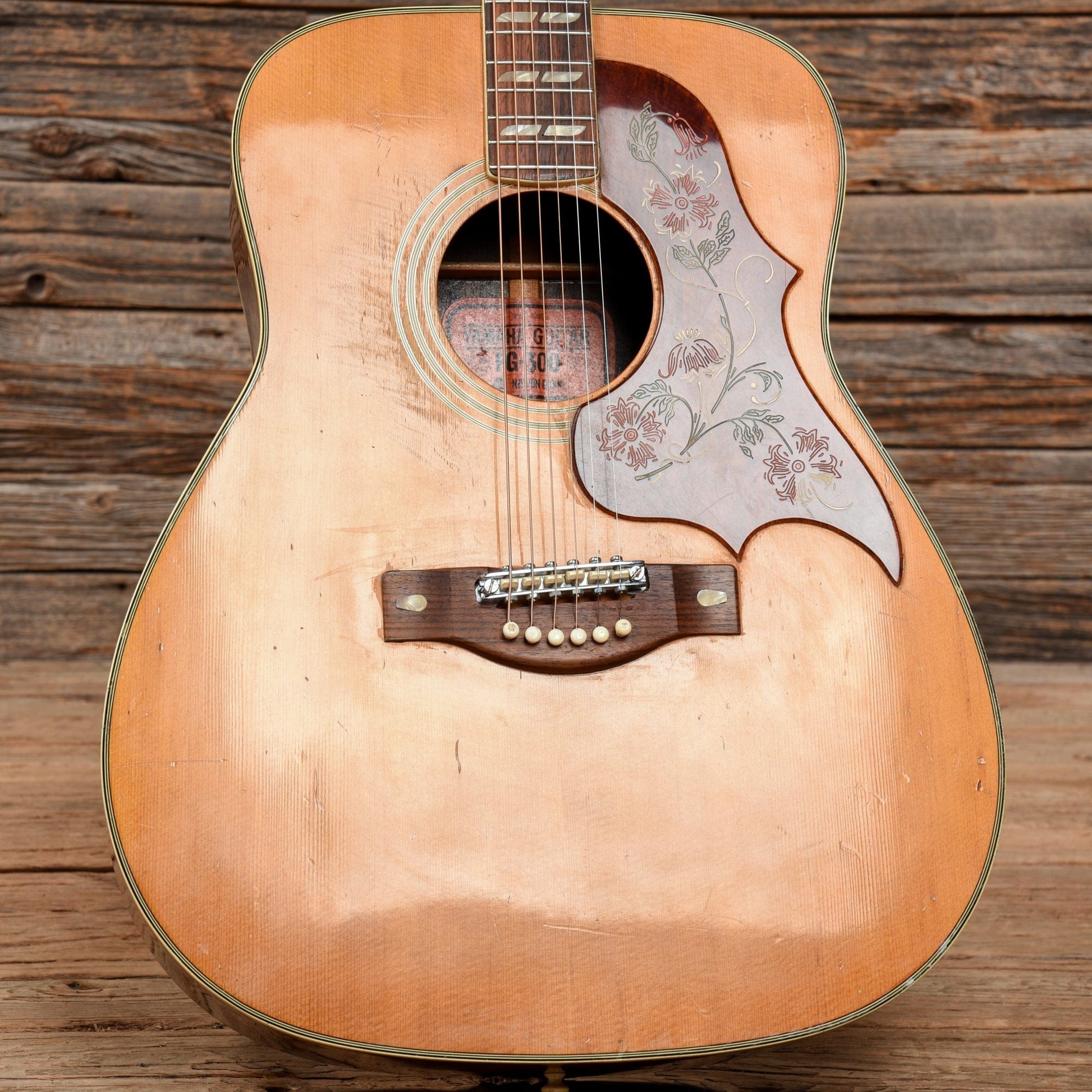 Yamaha FG-300 Natural 1970s Acoustic Guitars / Dreadnought