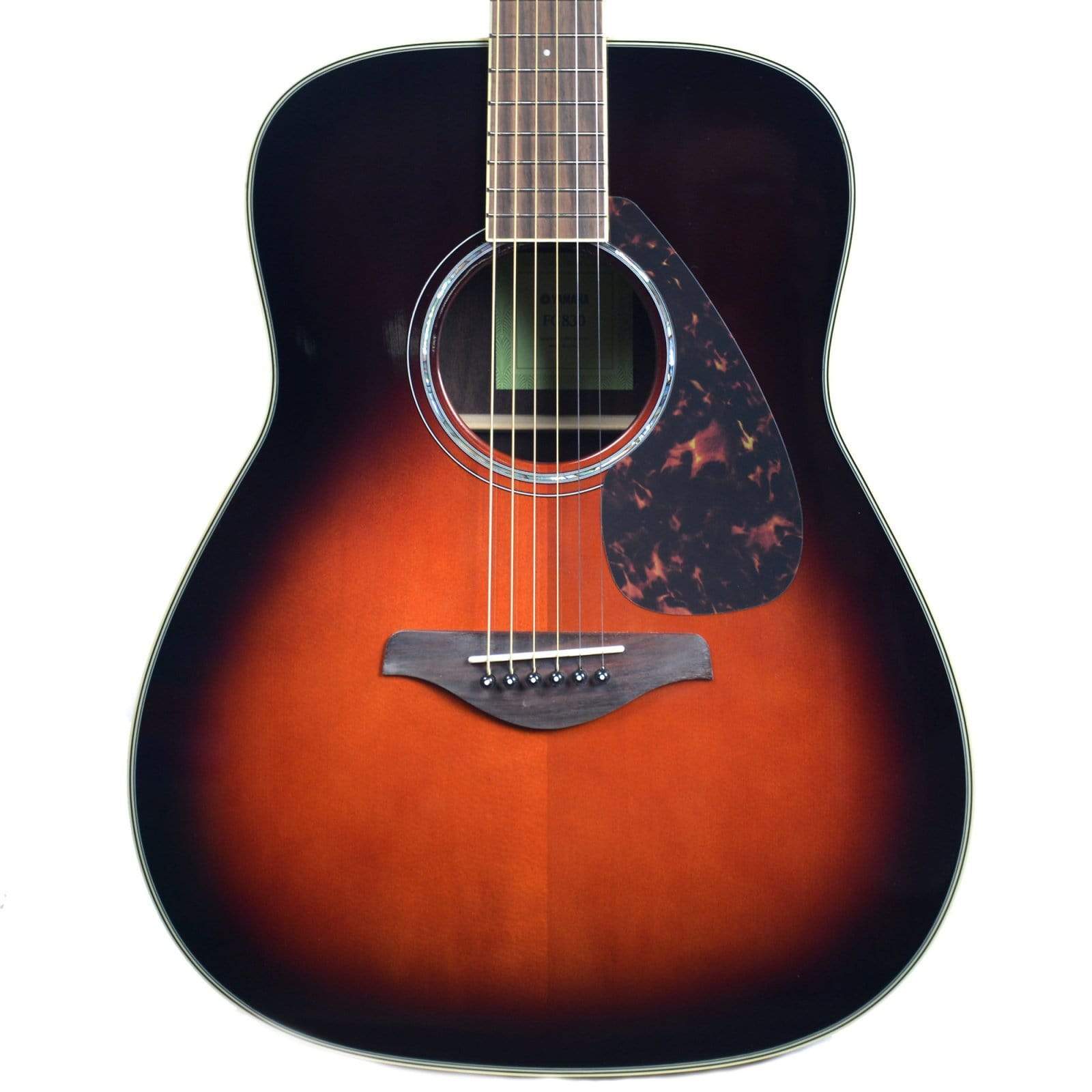 Yamaha FG830S Folk Acoustic Tobacco Brown Sunburst Acoustic Guitars / Dreadnought