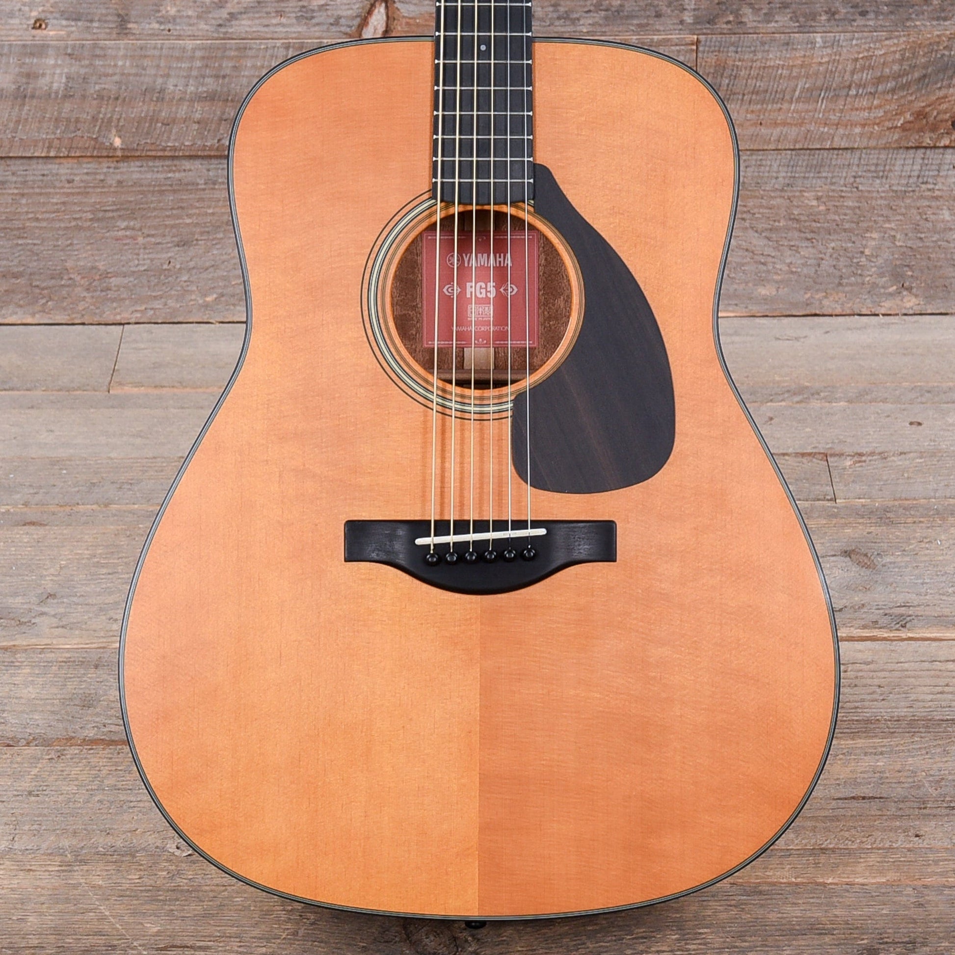 Yamaha Red Label FG5 Natural Acoustic Guitars / Dreadnought