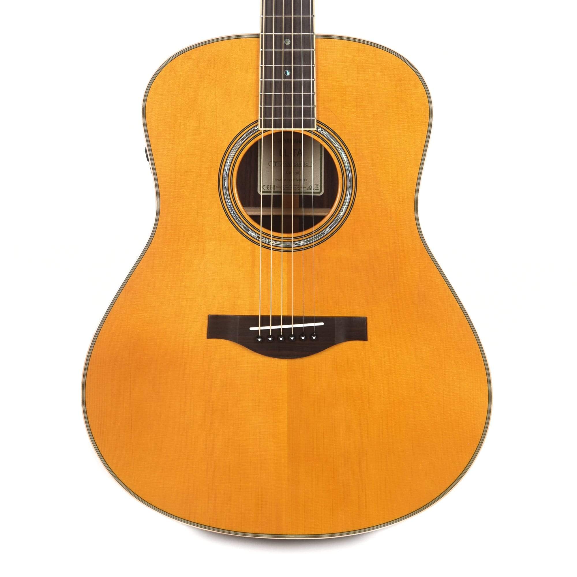 Yamaha TransAcoustic Dreadnought Engelmann Spruce/Rosewood Vintage Natural Acoustic Guitars / Dreadnought
