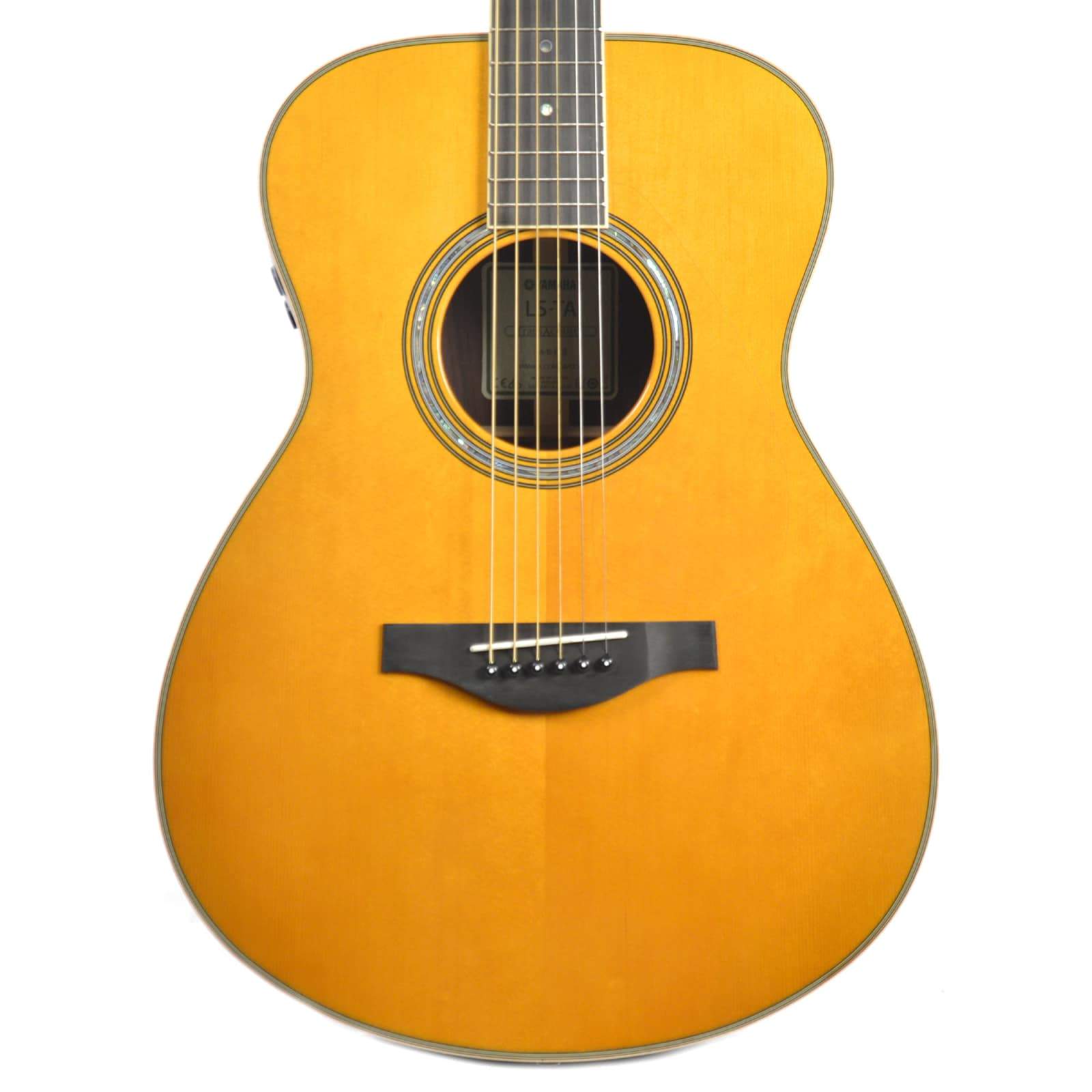 Yamaha LS-TA VT Jumbo All-Solid Englemann Spruce/Rosewood Acoustic Vintage Tint w/Built-In Effects Acoustic Guitars / Jumbo