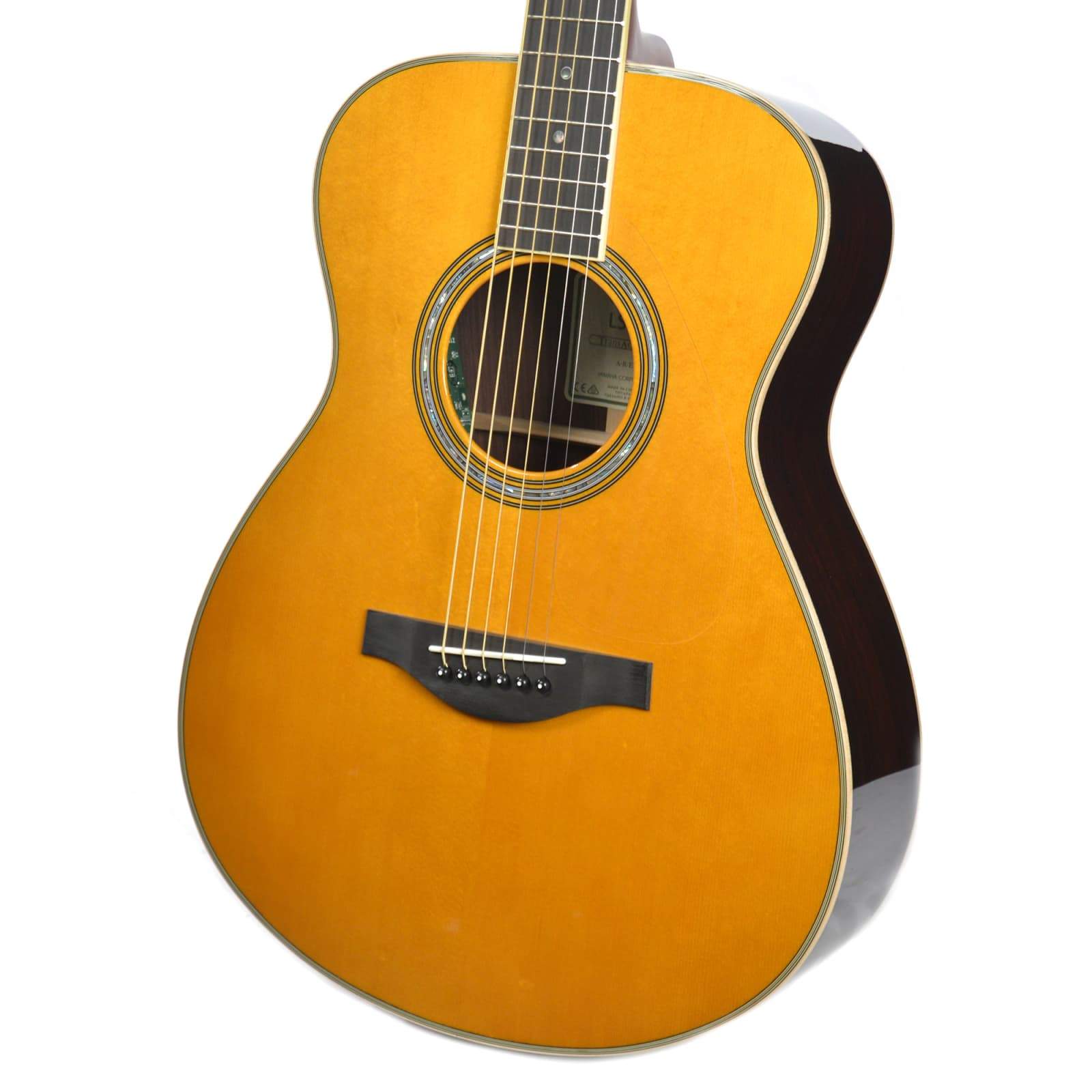 Yamaha LS-TA VT Jumbo All-Solid Englemann Spruce/Rosewood Acoustic Vintage Tint w/Built-In Effects Acoustic Guitars / Jumbo