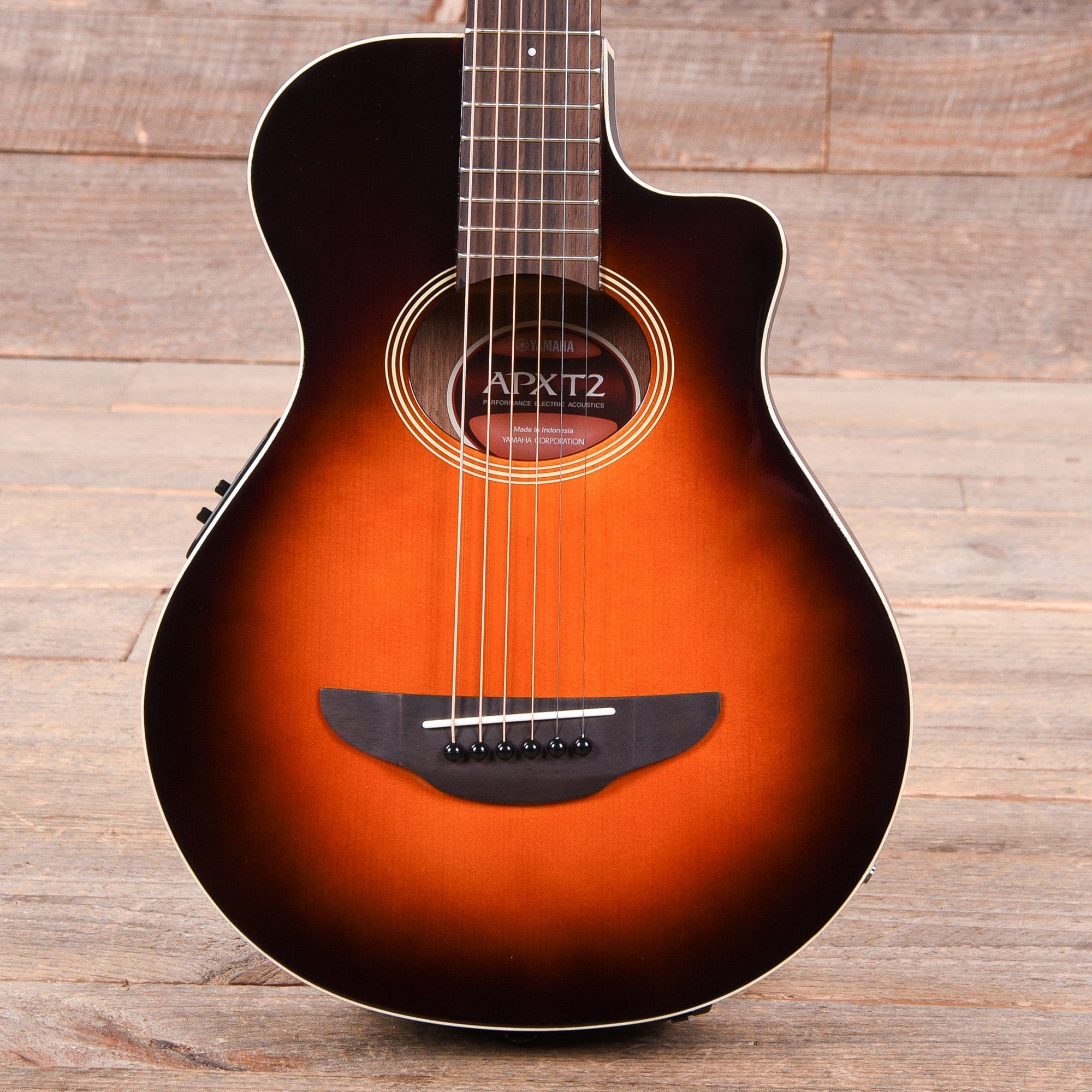 Yamaha APXT2 3/4-Size Thinline Spruce/Meranti Old Violin Sunburst w/Pickup Acoustic Guitars / Mini/Travel