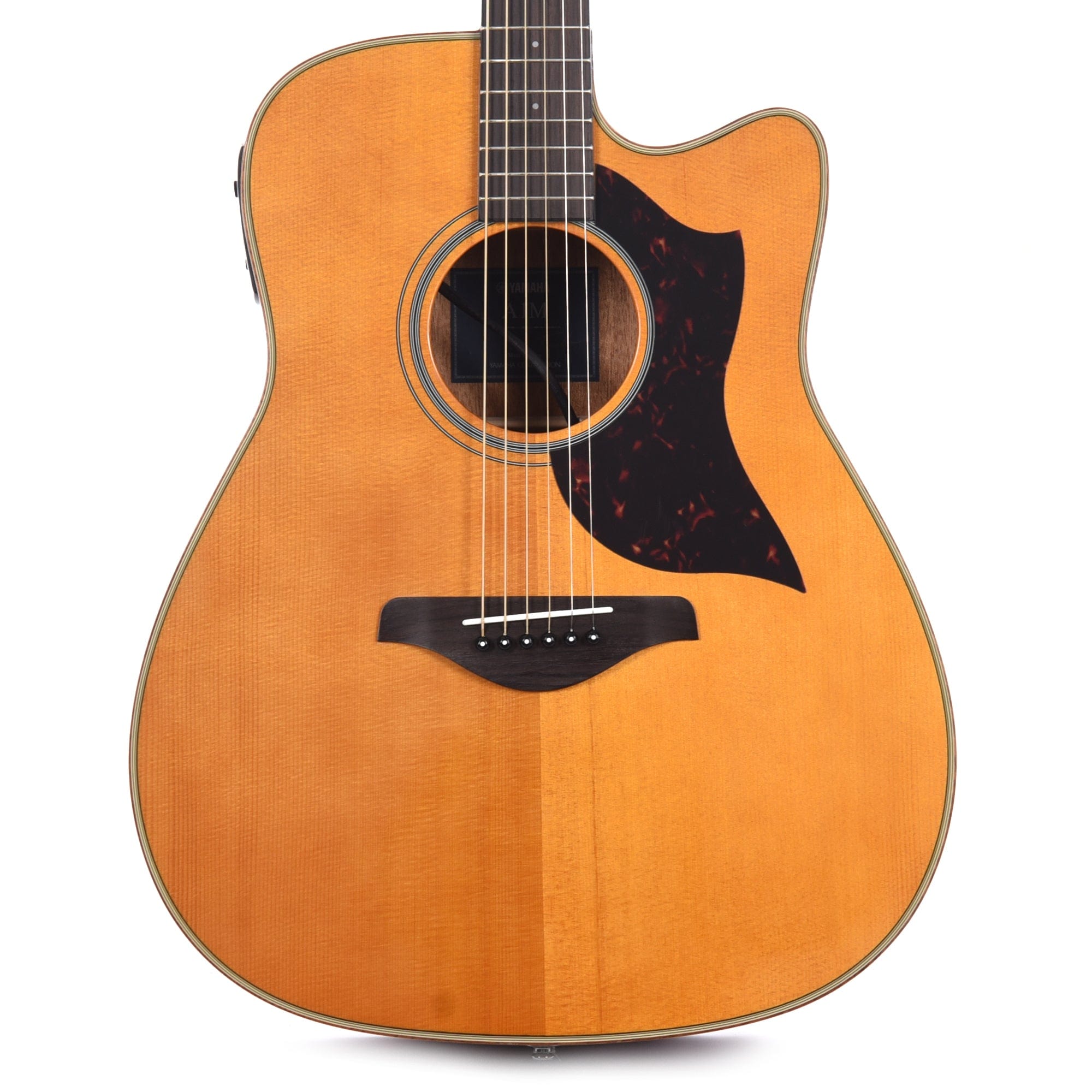 Yamaha A Series A1M Acoustic-Electric Sitka/Mahogany Vintage Natural Acoustic Guitars / OM and Auditorium
