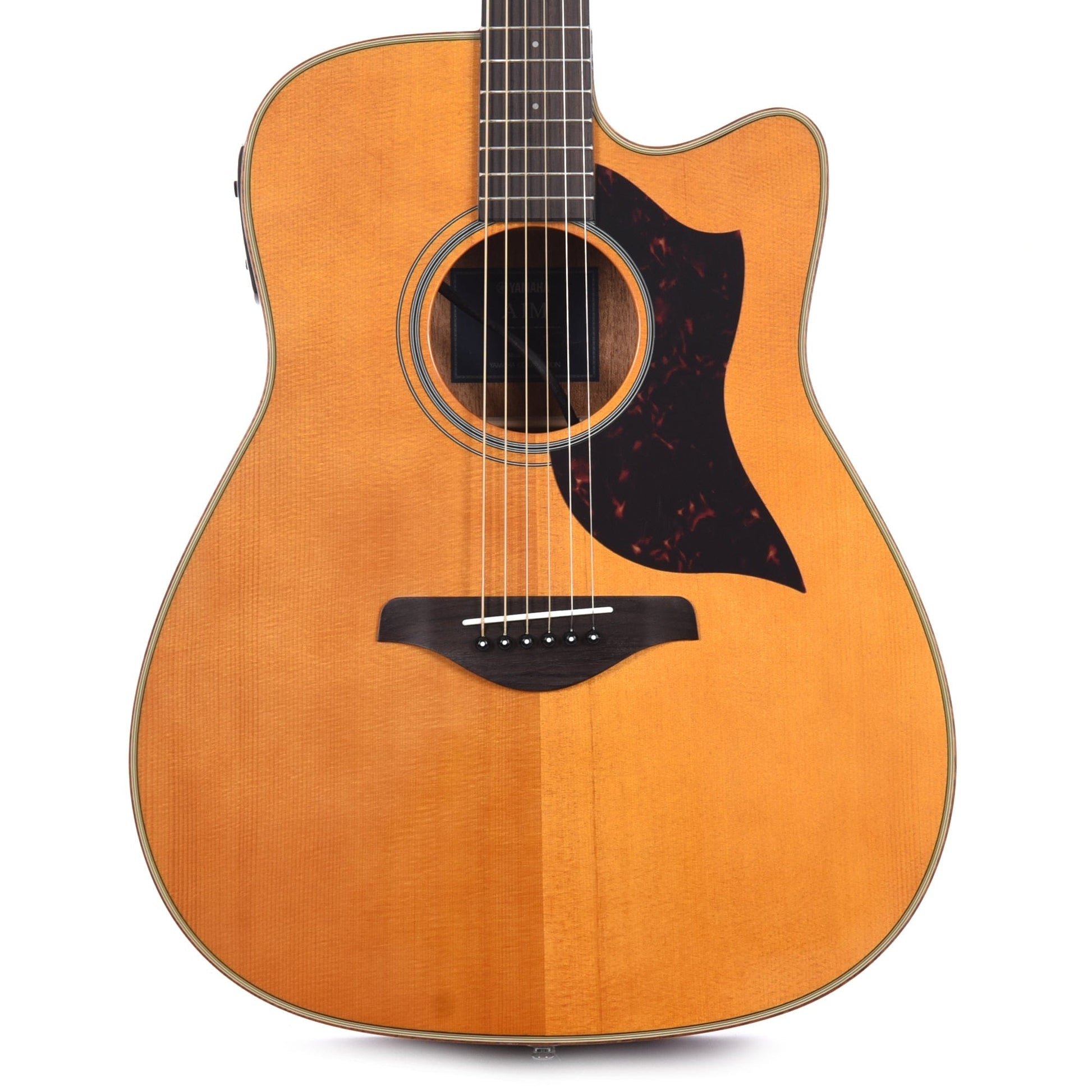 Yamaha A Series A1M Acoustic-Electric Sitka/Mahogany Vintage Natural Acoustic Guitars / OM and Auditorium