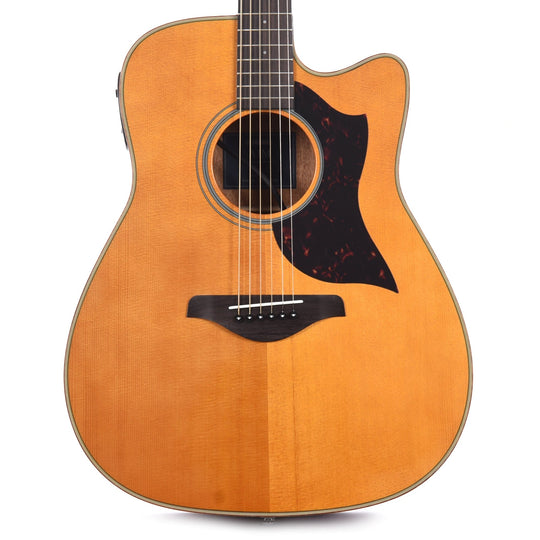 Yamaha A Series A1M Acoustic-Electric Sitka/Mahogany Vintage Natural Acoustic Guitars / OM and Auditorium