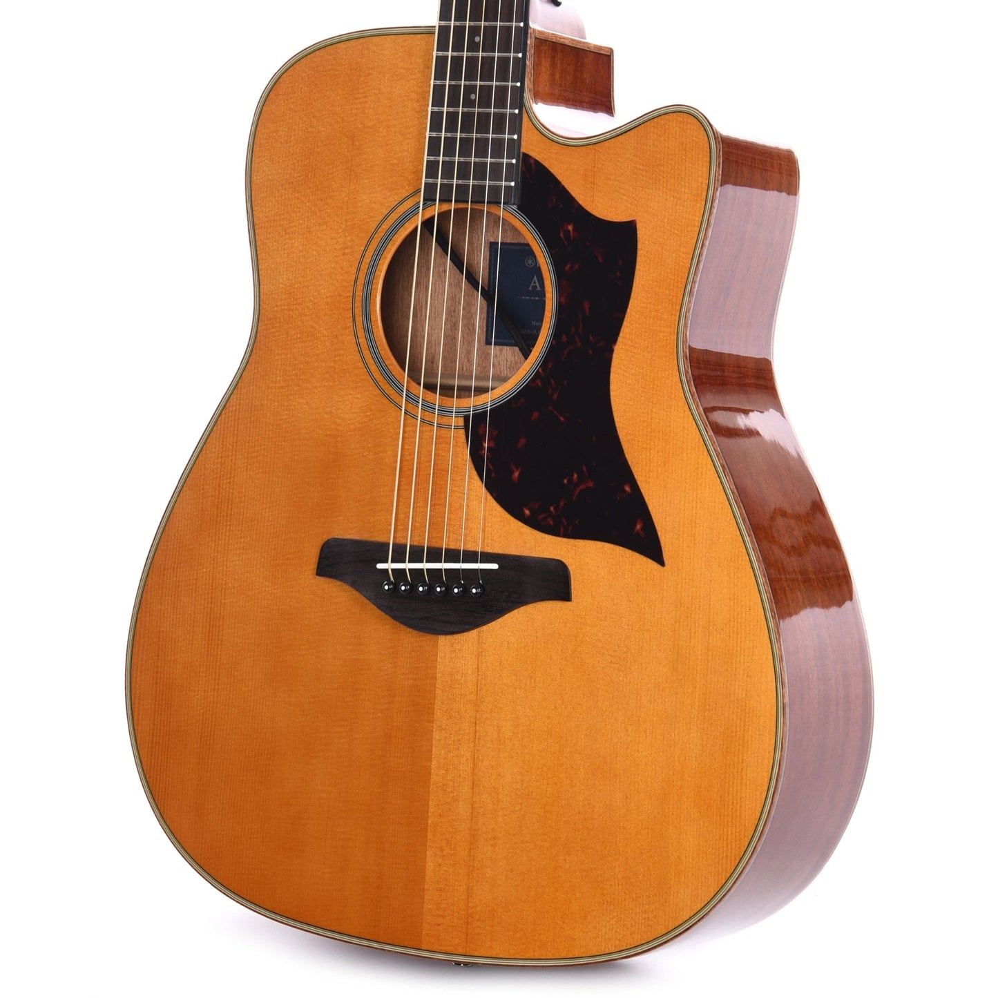 Yamaha A Series A1M Acoustic-Electric Sitka/Mahogany Vintage Natural Acoustic Guitars / OM and Auditorium