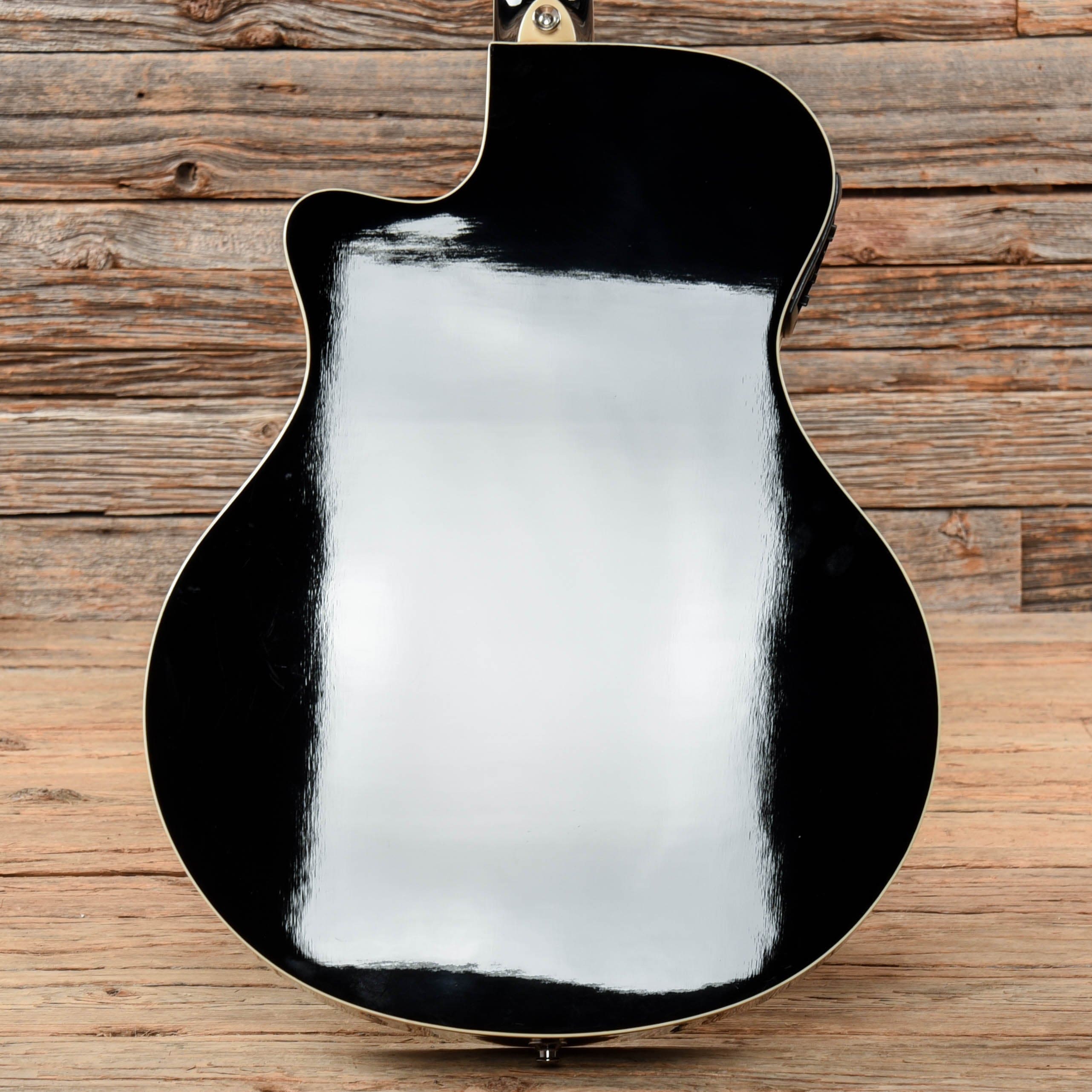 Yamaha APX600 Thinline Black 2008 Acoustic Guitars / OM and Auditorium